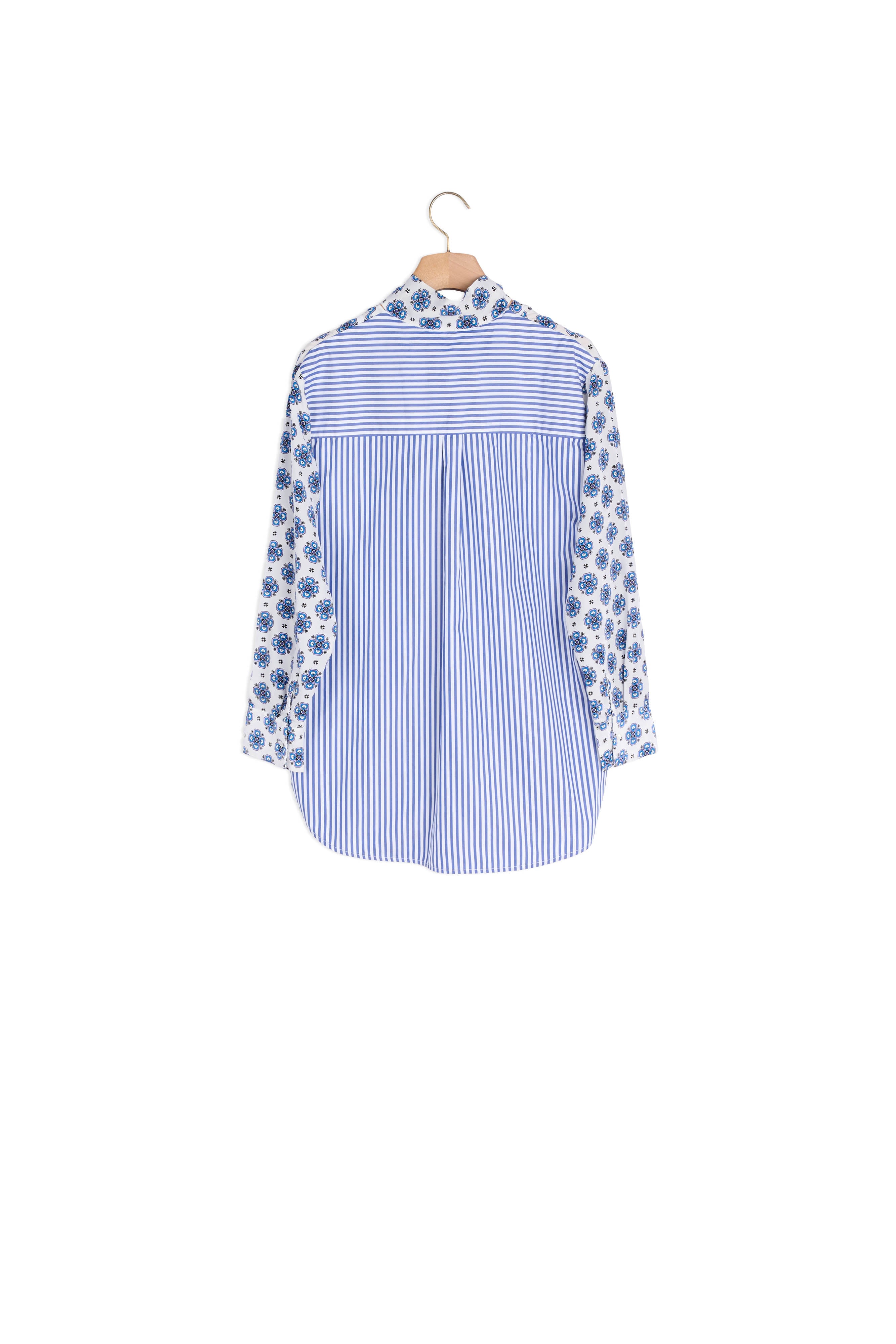 Chemise en soie imprimée mosaïque Sandro seconde main