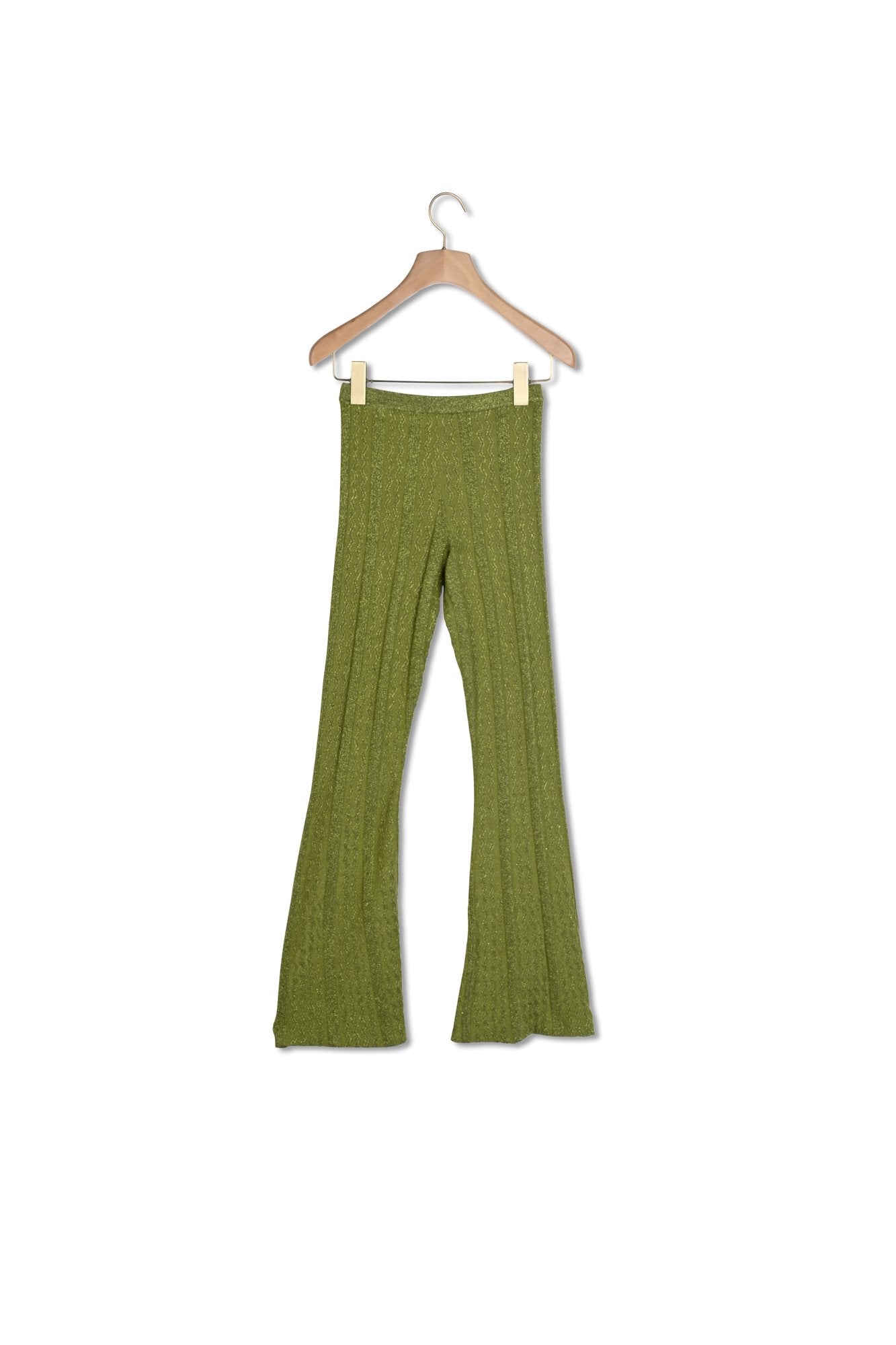 Pantalon en Maille métallisée Sandro seconde main