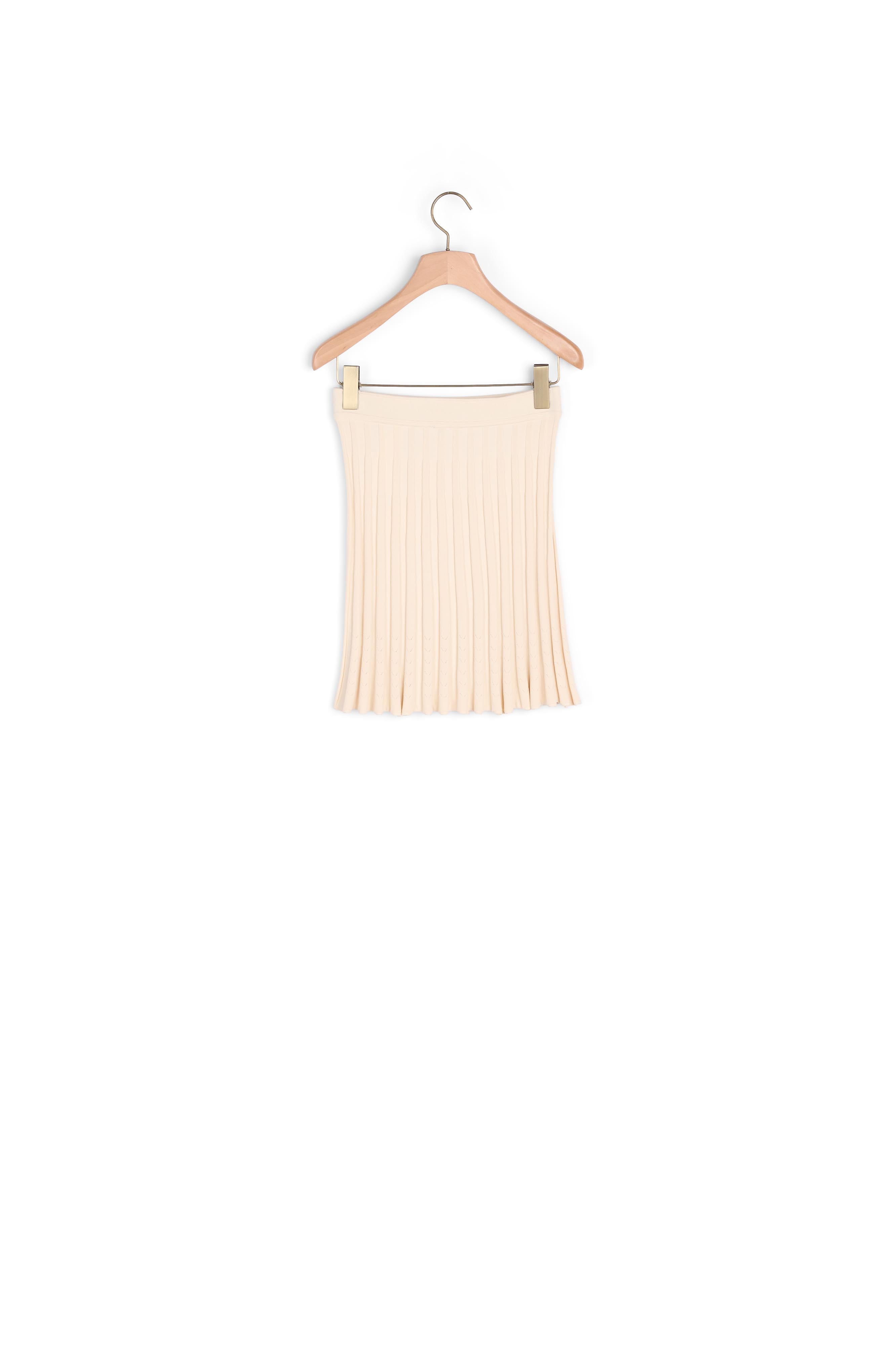 Jupe courte en Maille plissée Sandro seconde main