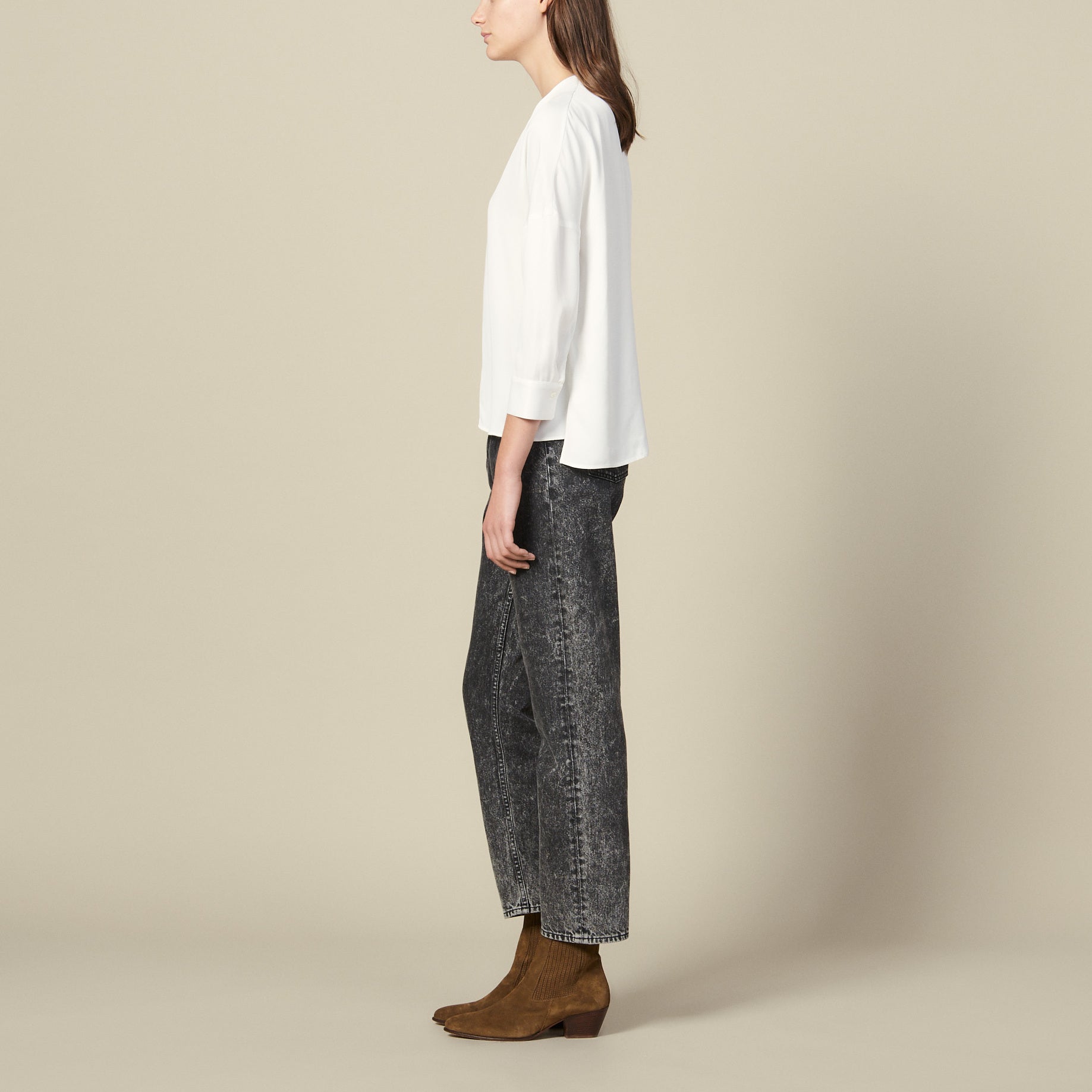 Chemise Ecrue Sandro seconde main