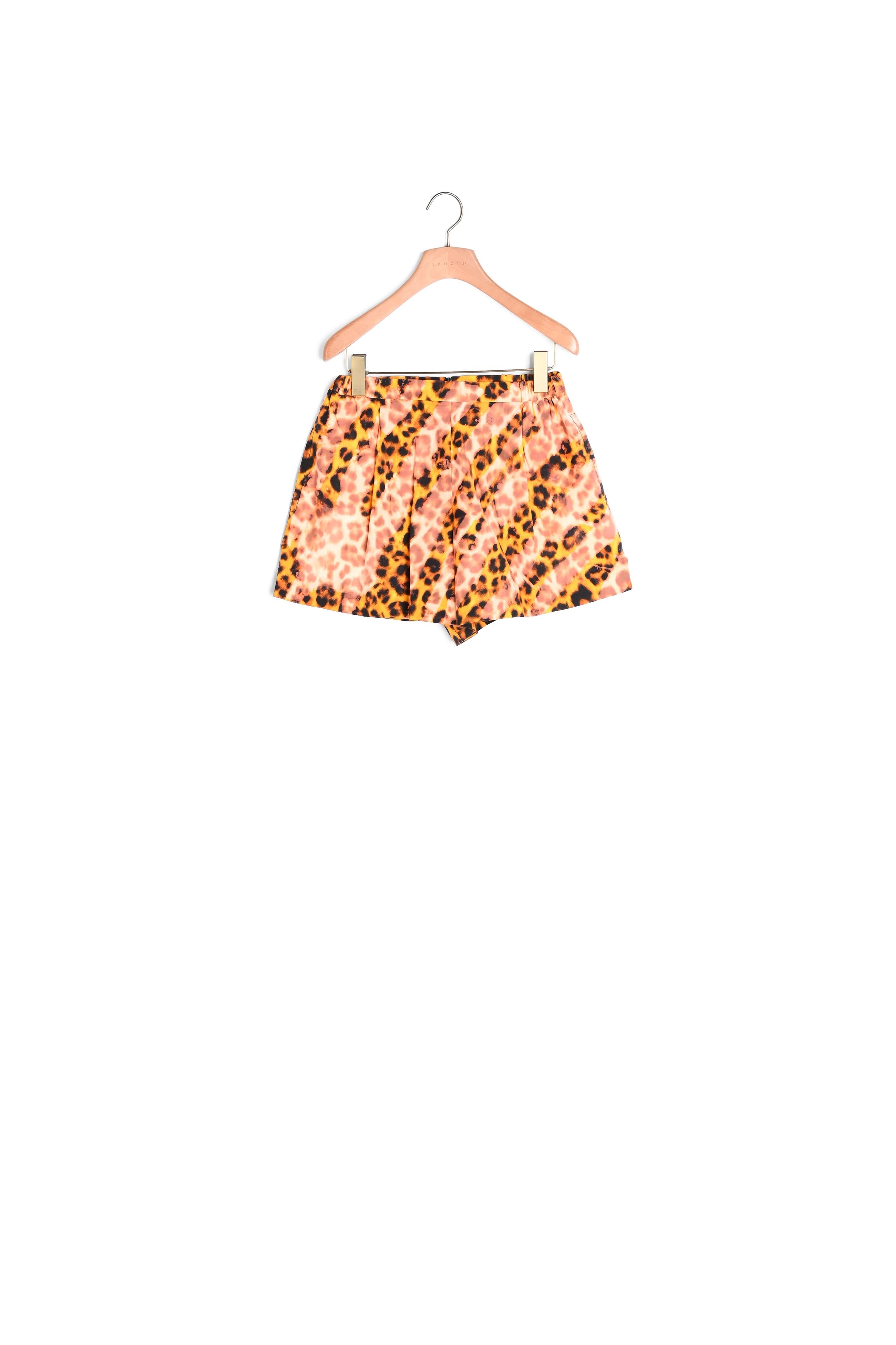 Short imprimé léopard Sandro seconde main