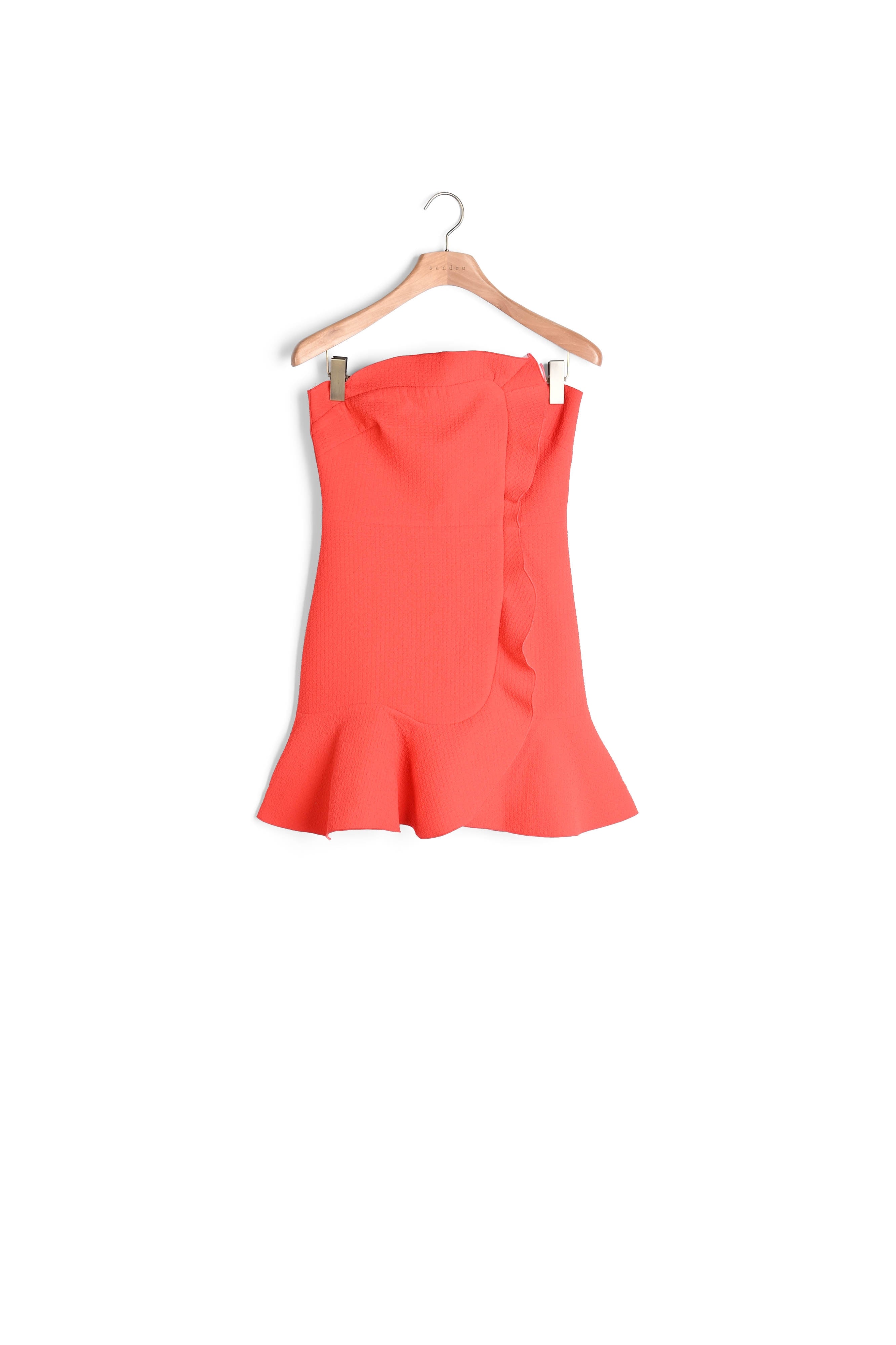 Robe bustier avec volants Sandro seconde main