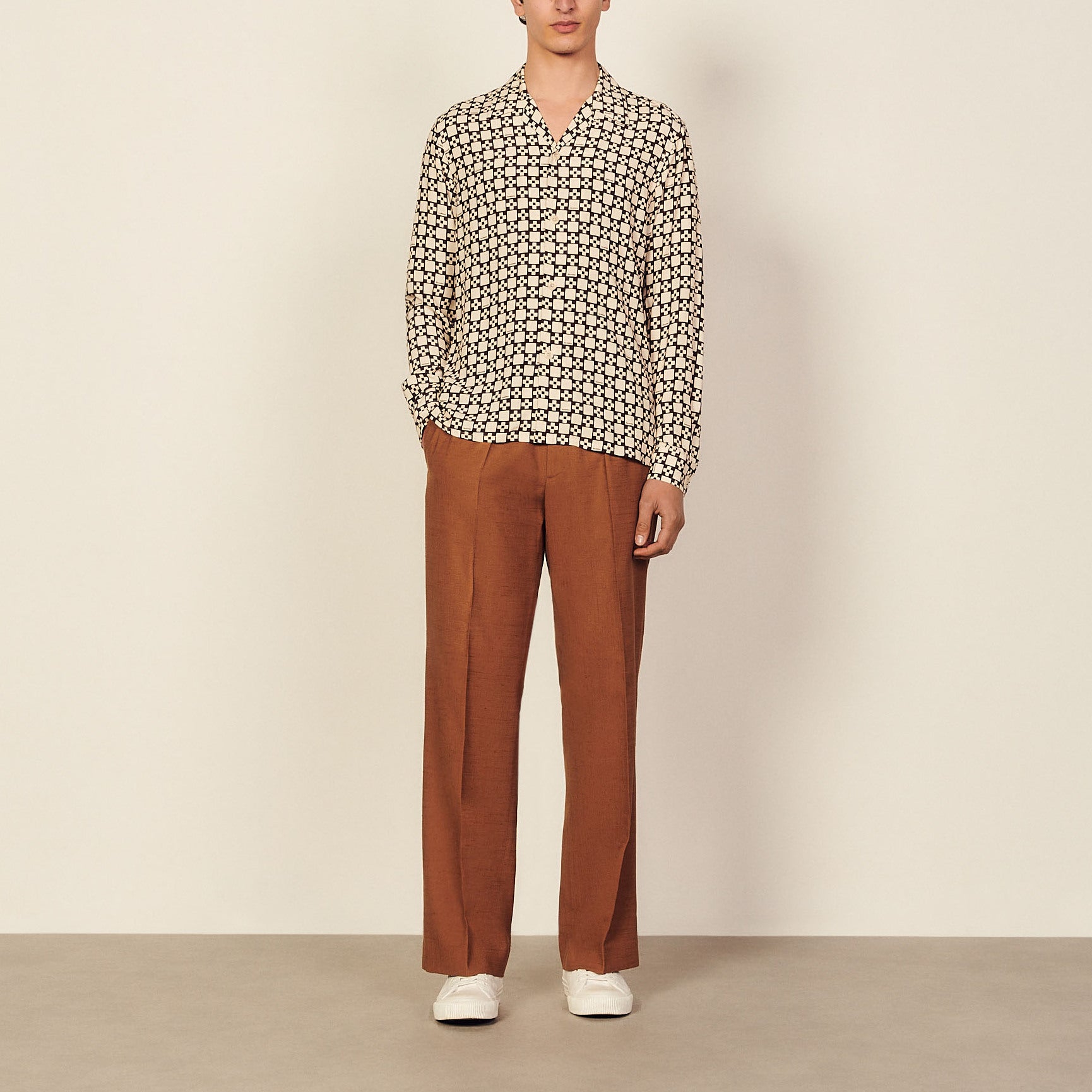 Chemise imprimée Sandro seconde main