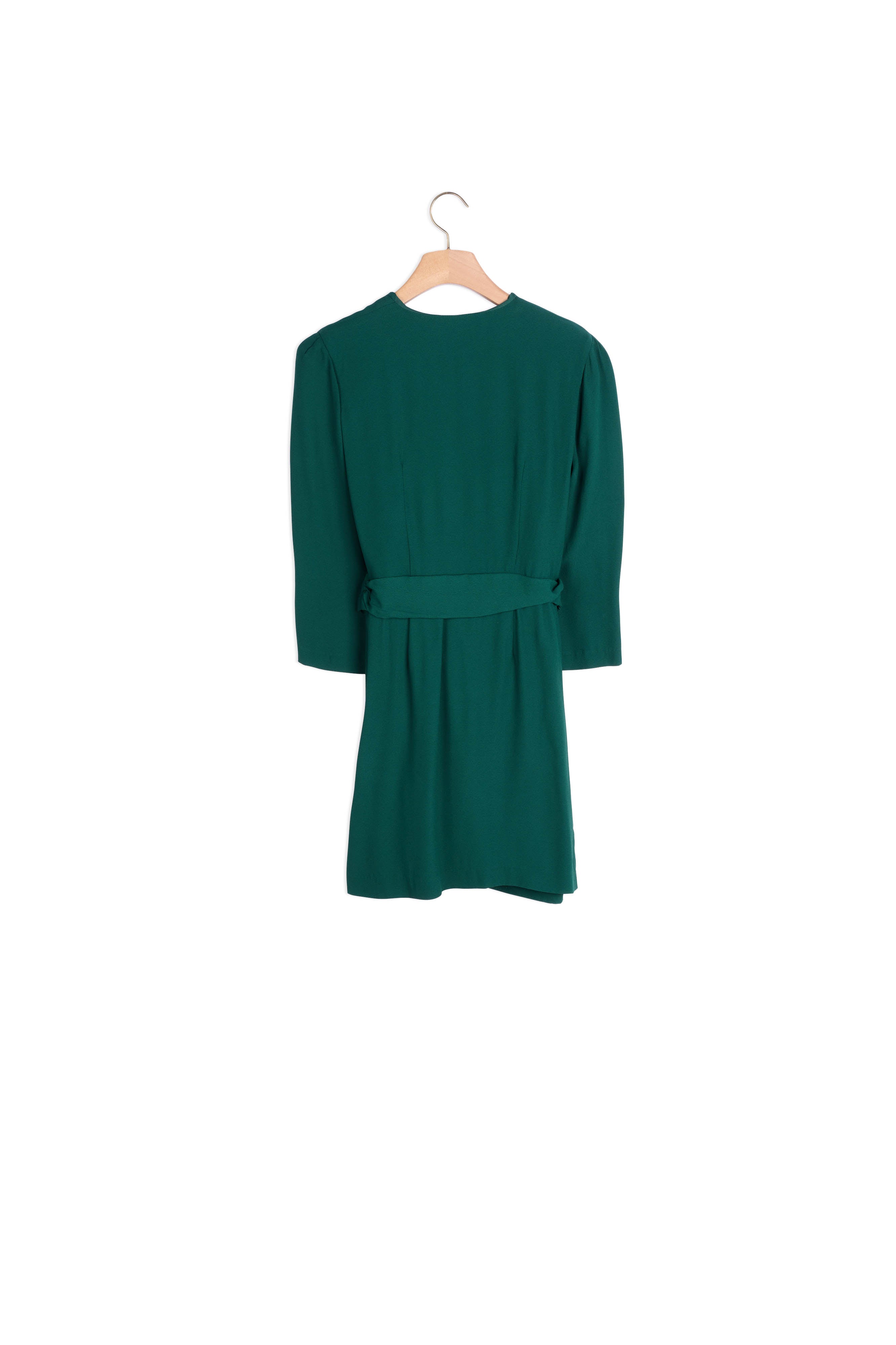 Robe épaulée avec ceinture strassée Sandro seconde main