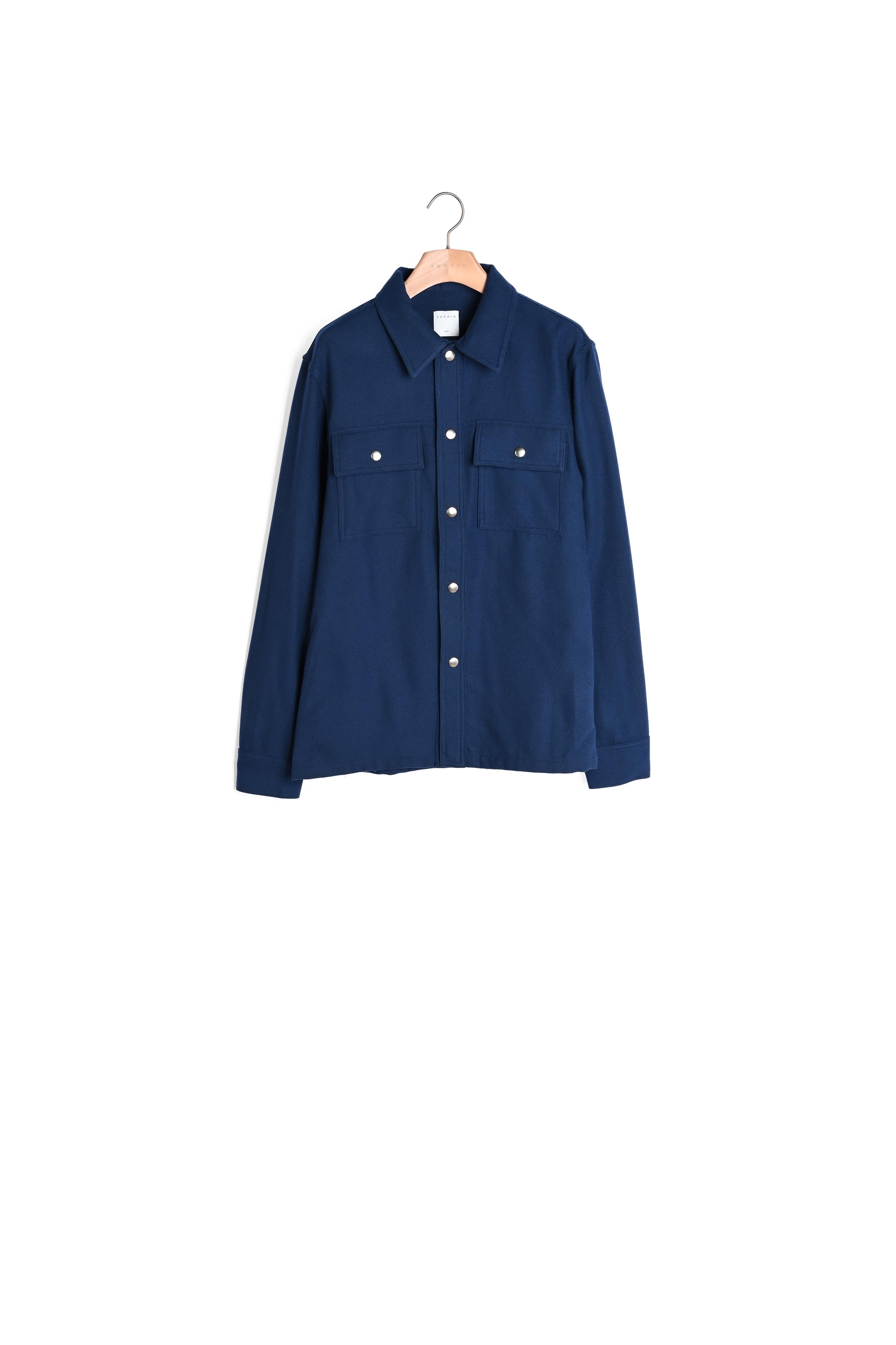 SurChemise en laine Sandro seconde main
