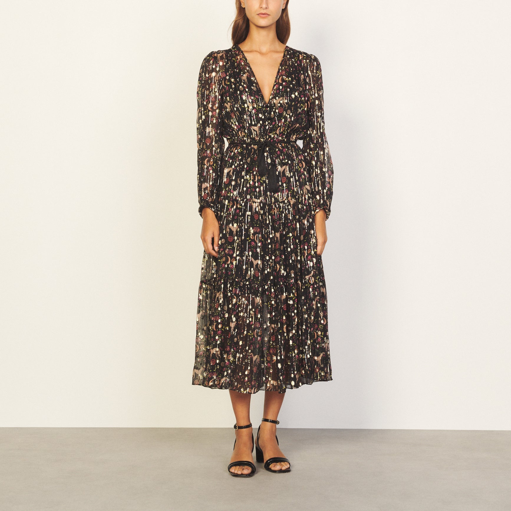 Robe Noir Sandro seconde main