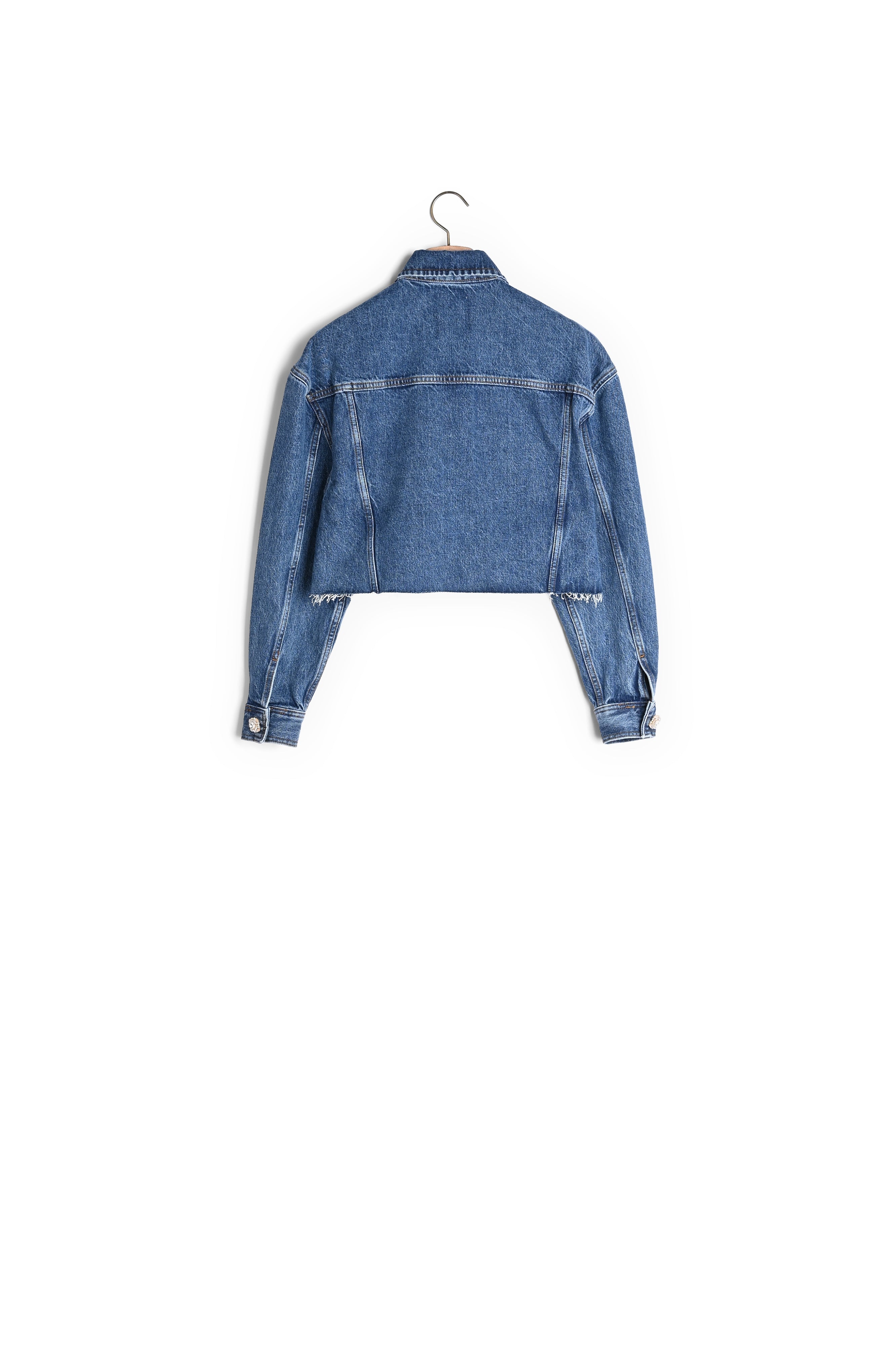 Veste courte en Jean Sandro seconde main