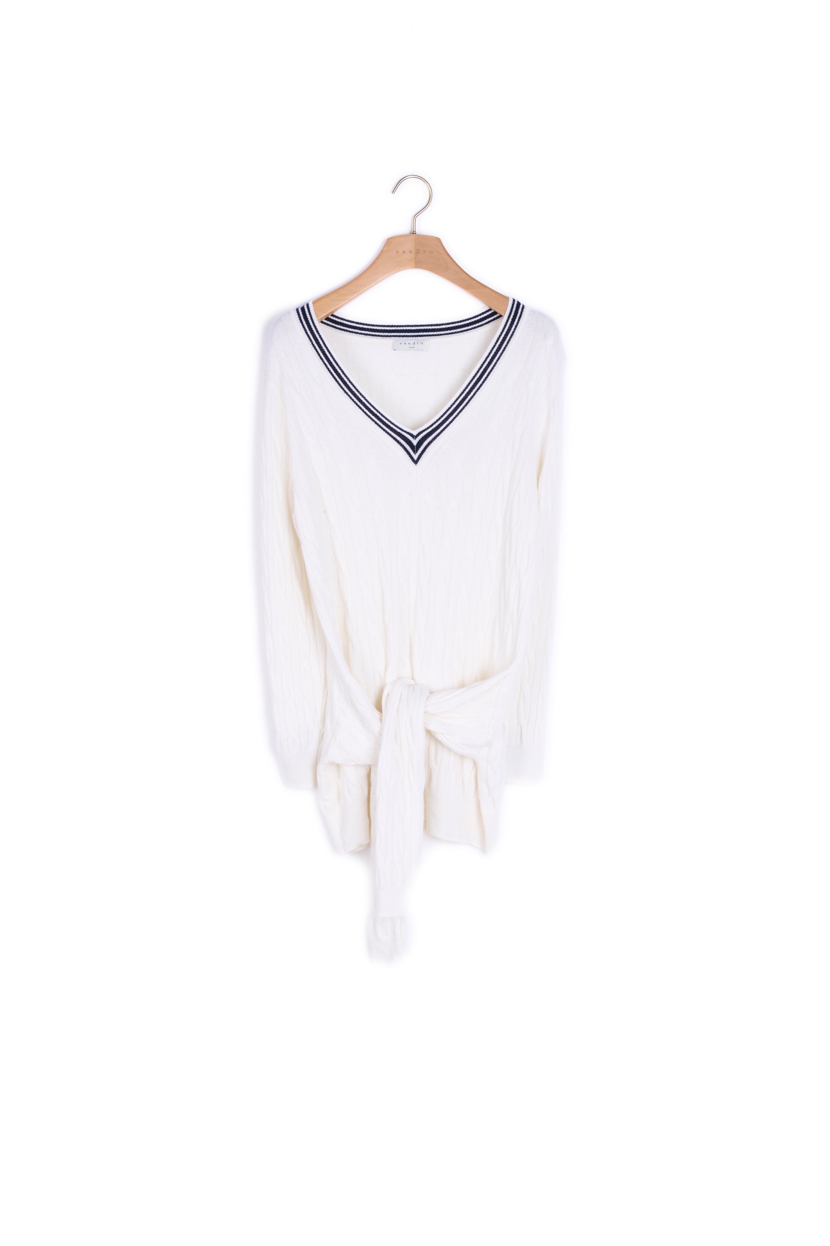 Pull en Maille torsadé Sandro seconde main