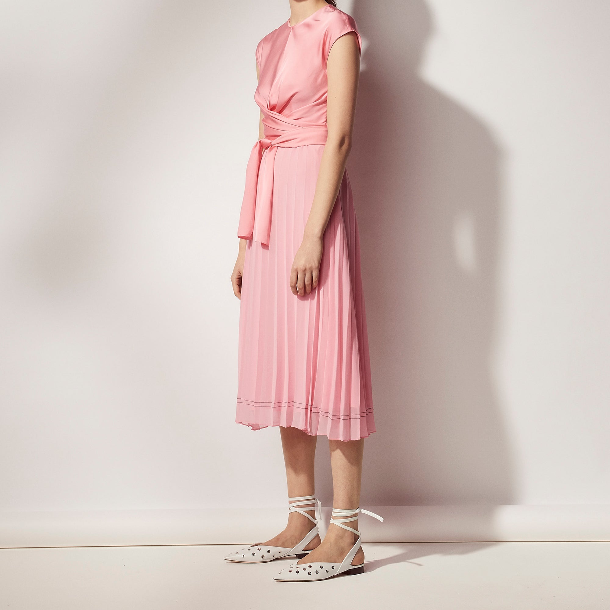 Robe longue croisée sur le devant Sandro seconde main