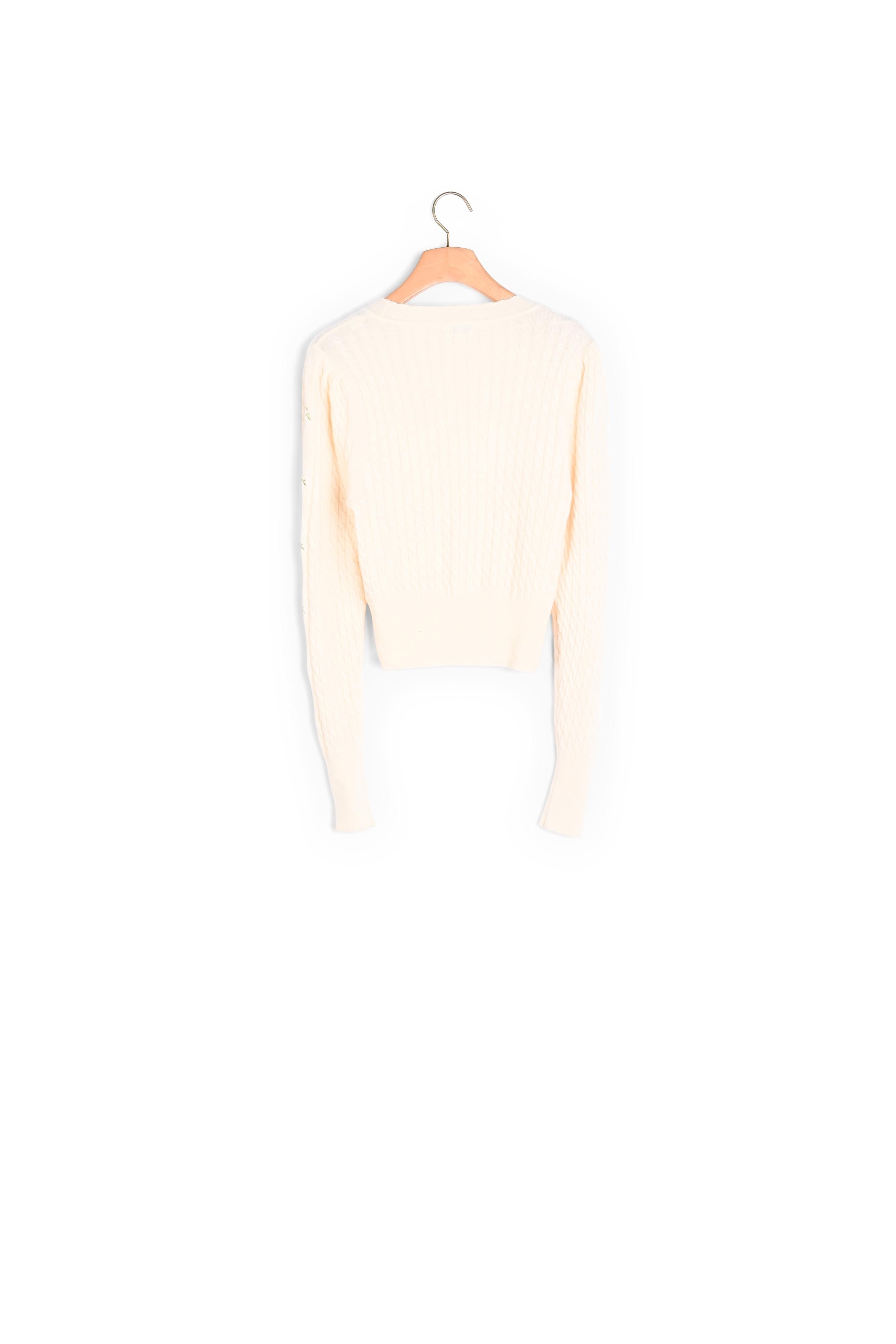 Pull en Maille brodé Sandro seconde main