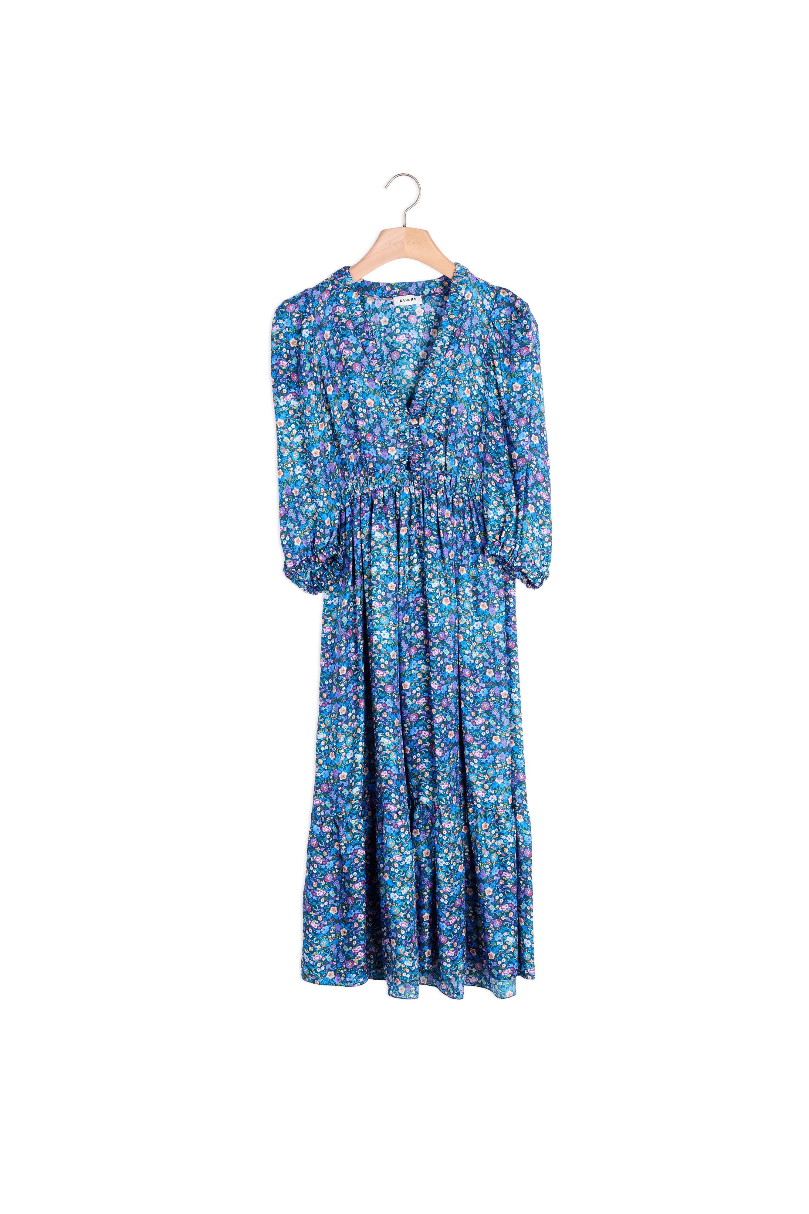 Robe longue imprimé fleuri Sandro seconde main