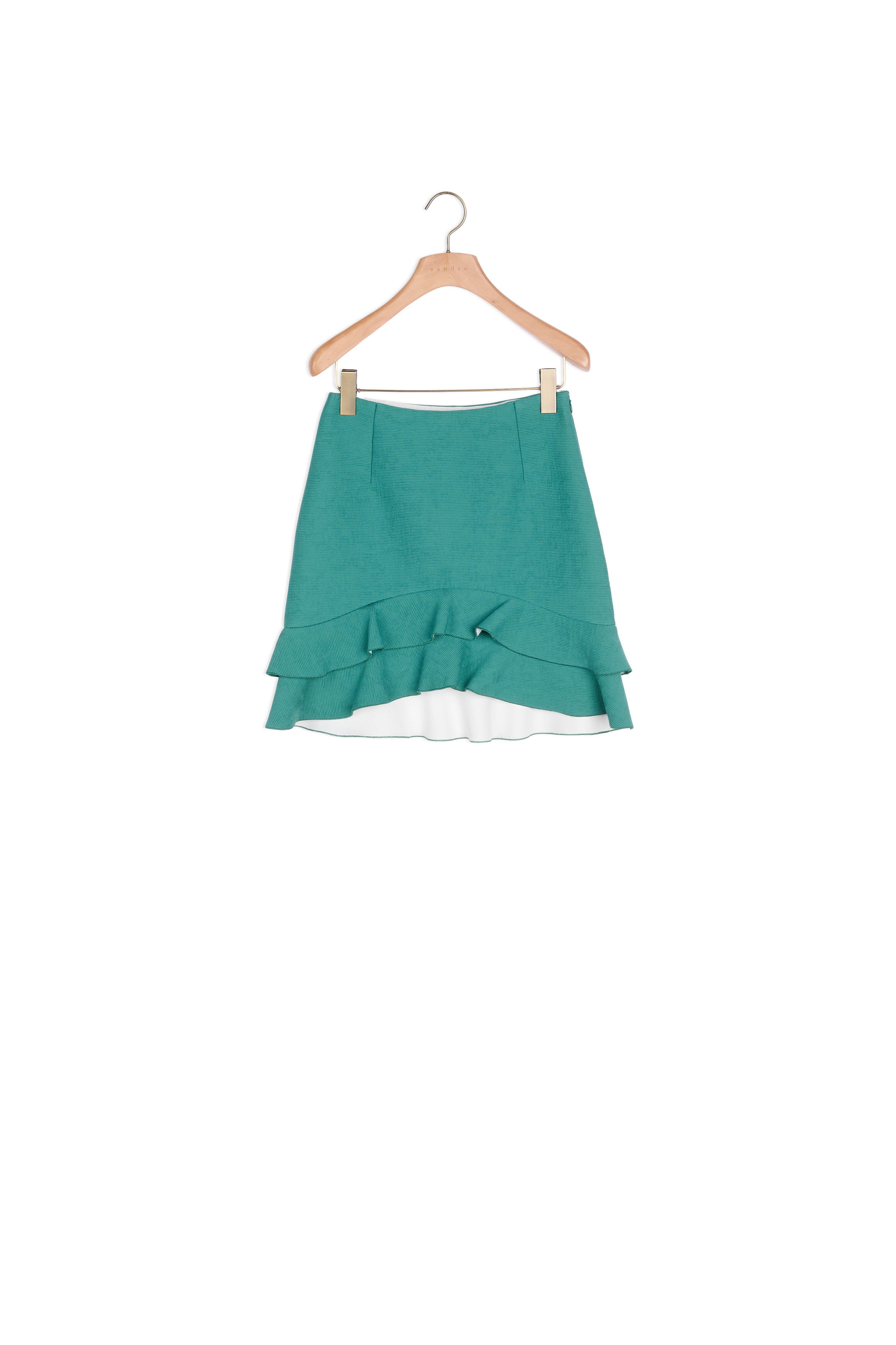 Jupe avec deux volants en bas Sandro seconde main