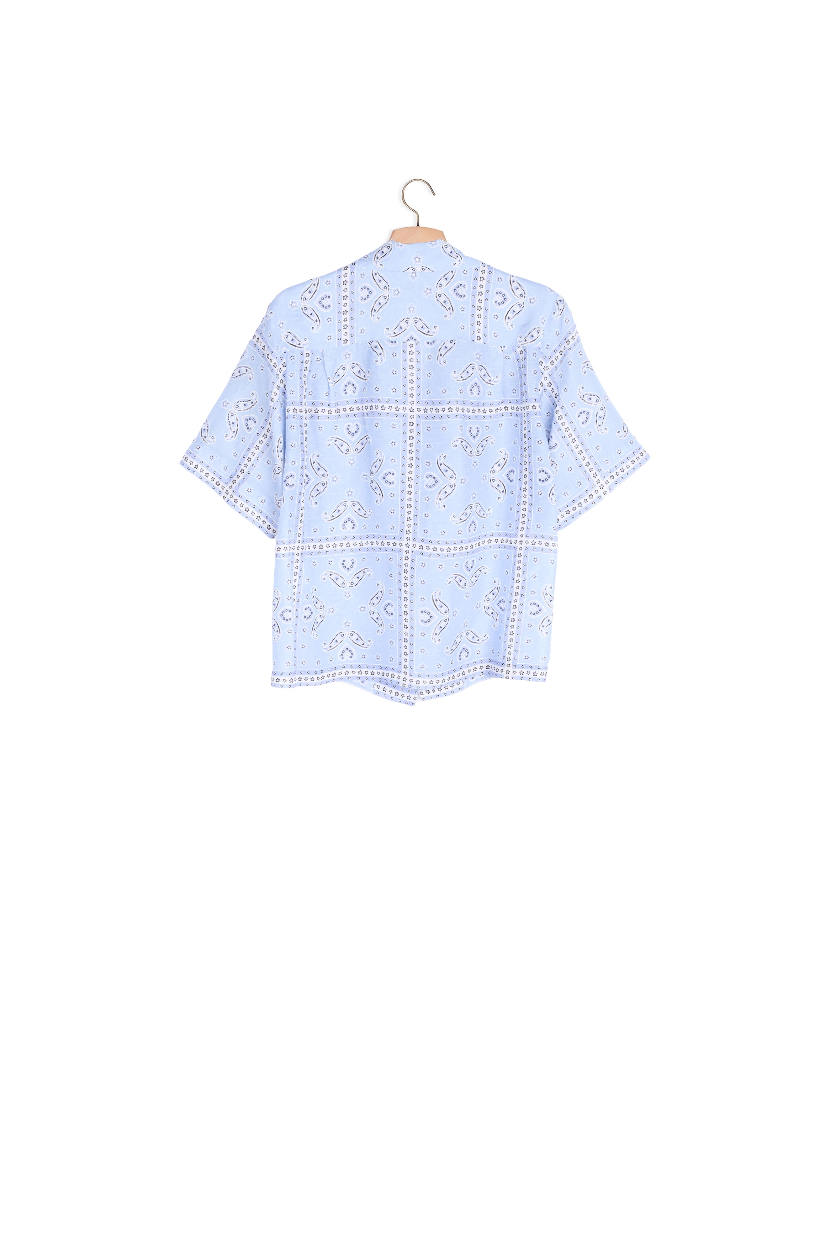Chemise manches courtes imprimé bandana Sandro seconde main