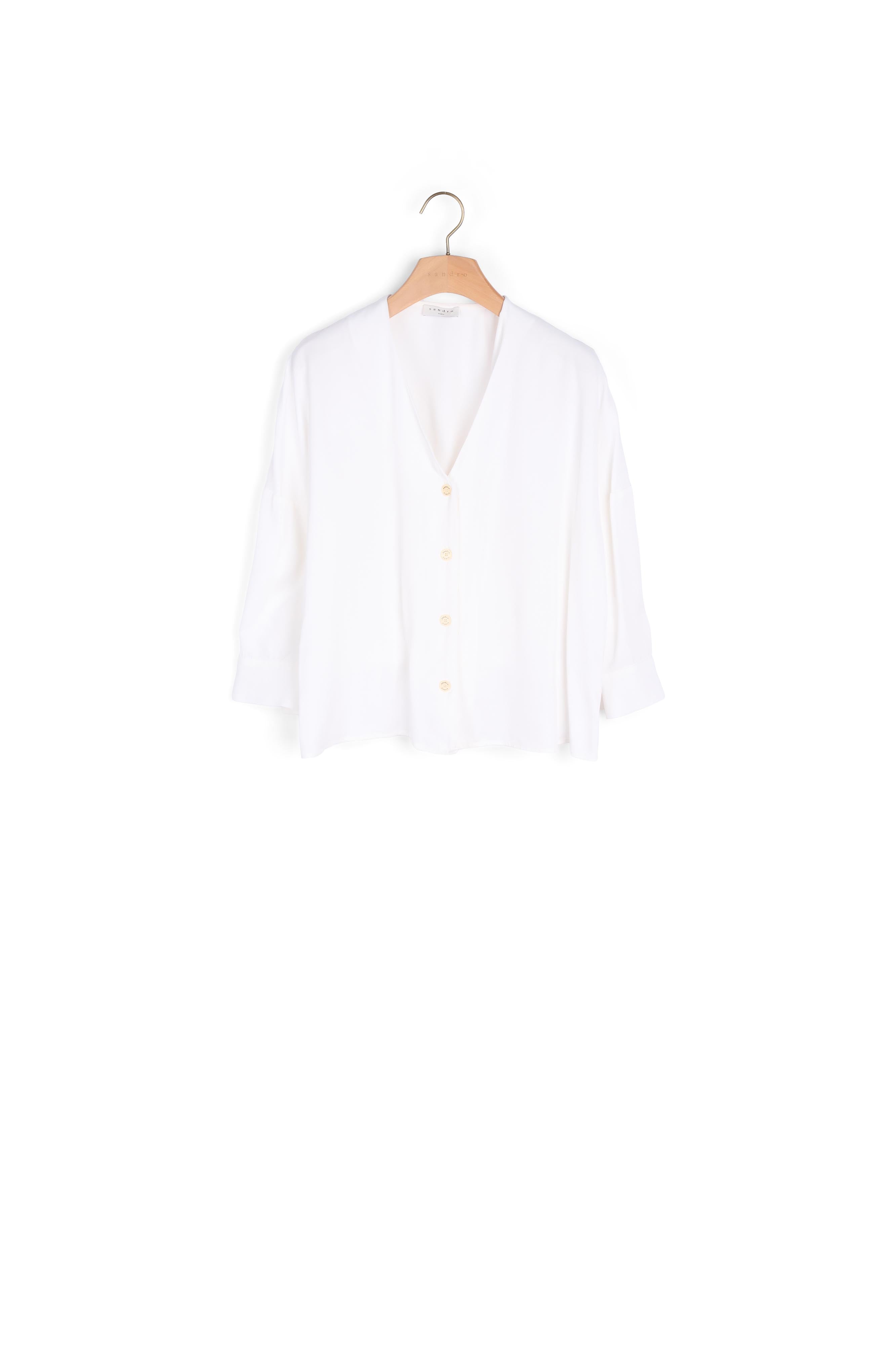 Chemise Ecrue Sandro seconde main