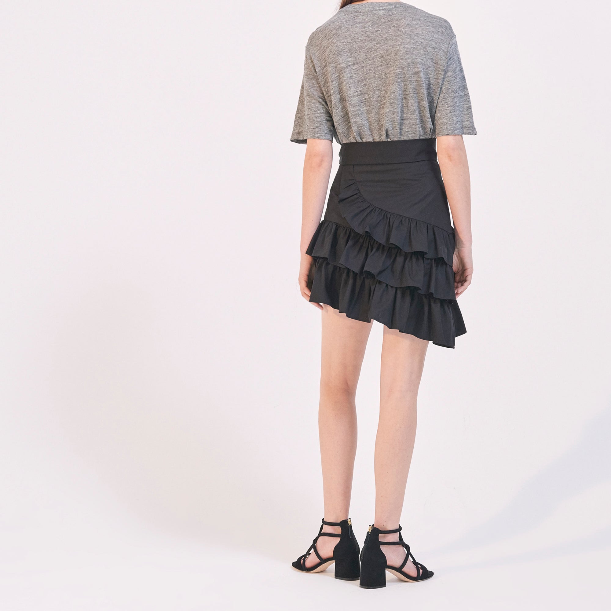 Jupe courte asymétrique Sandro seconde main