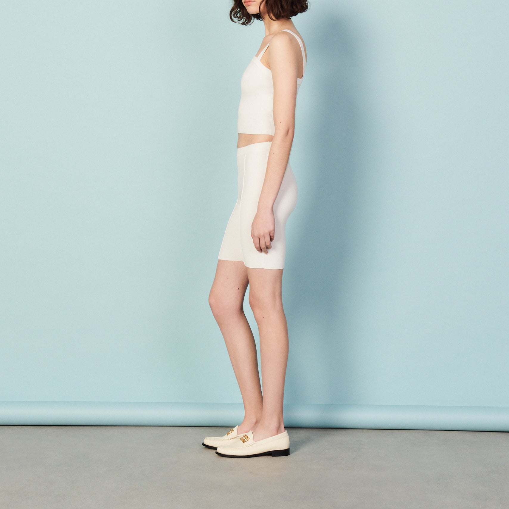 Cycliste brodé en Maille Sandro seconde main