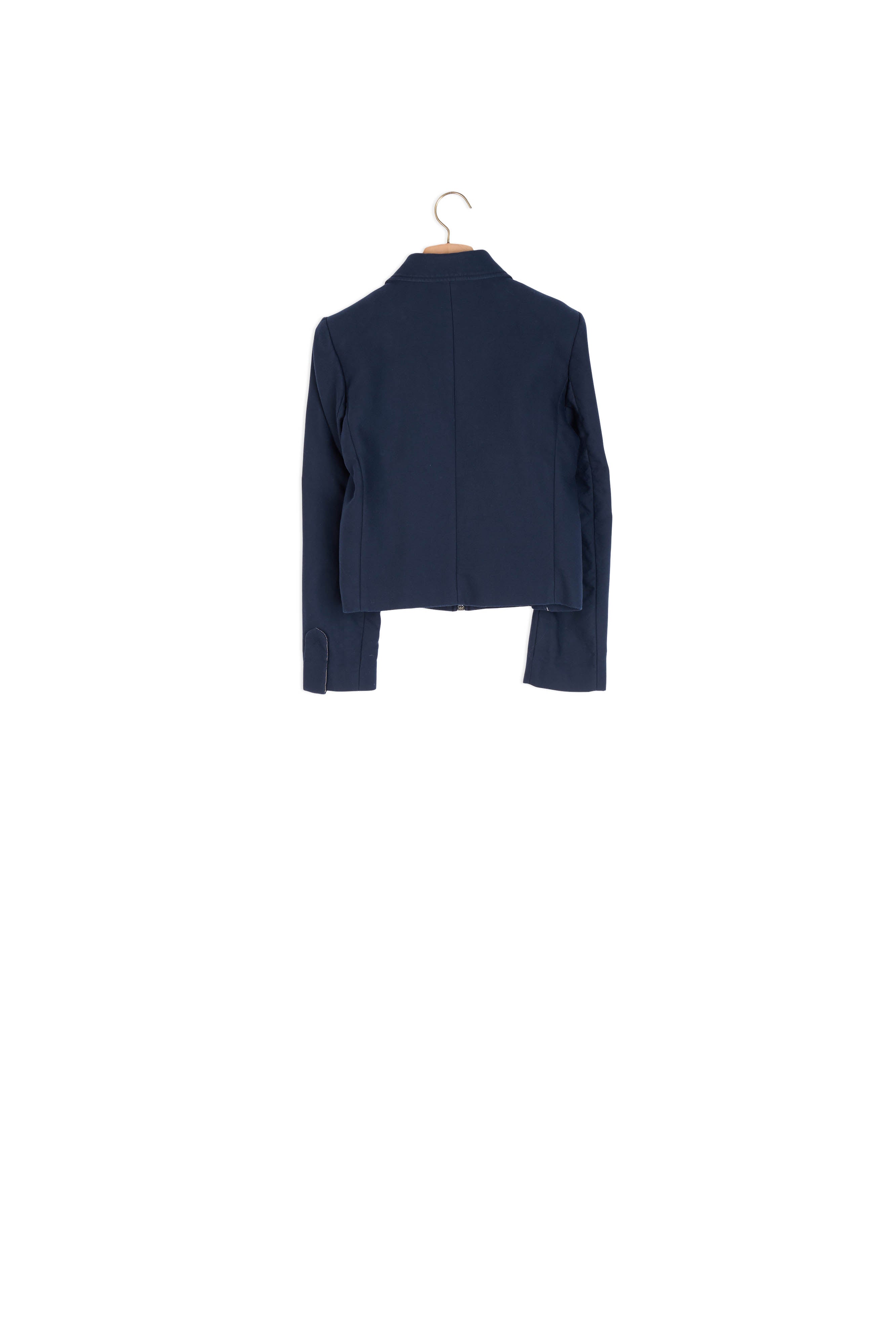 Veste zippée broderie inspiration Cuba Sandro seconde main