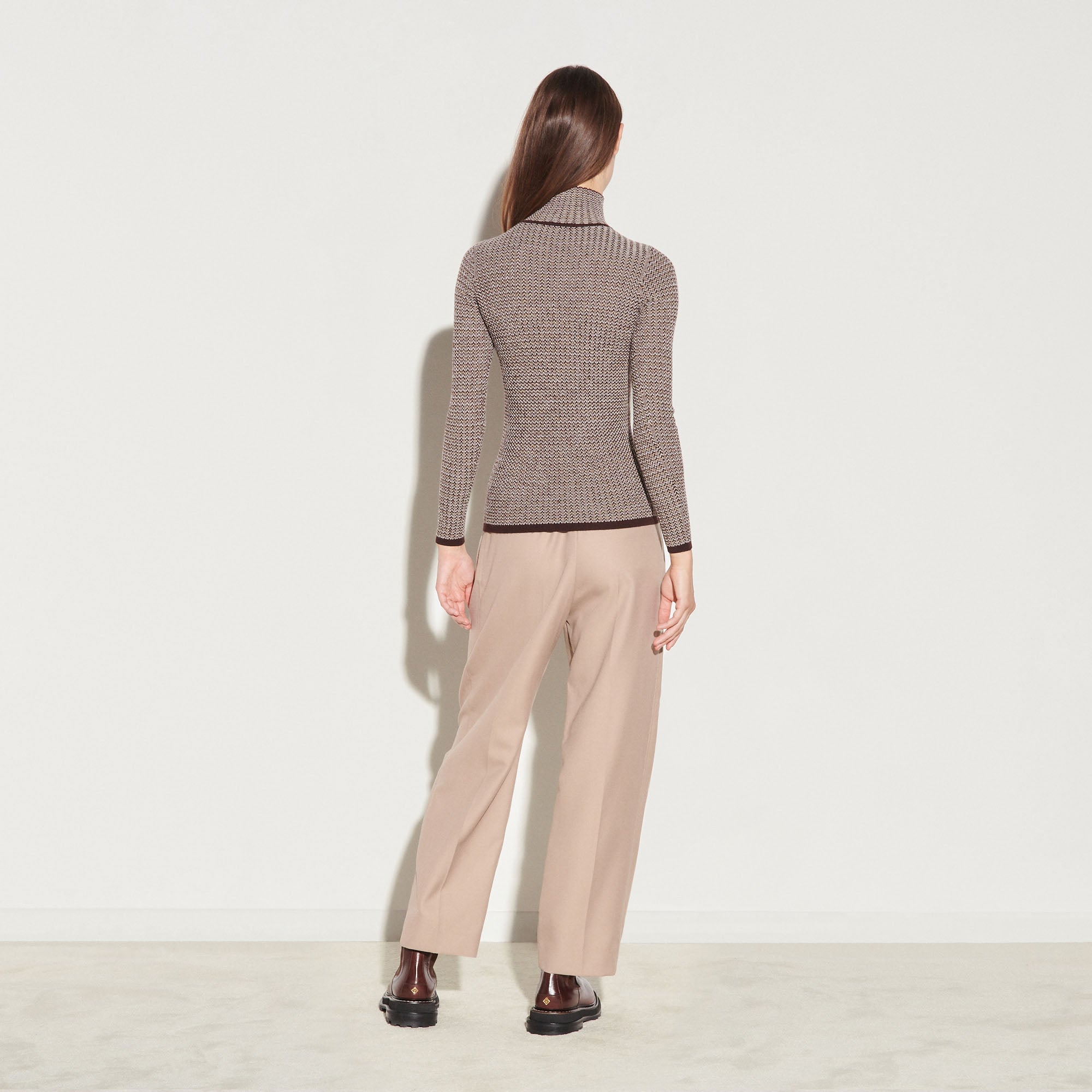 Pull en laine à col montant Sandro seconde main