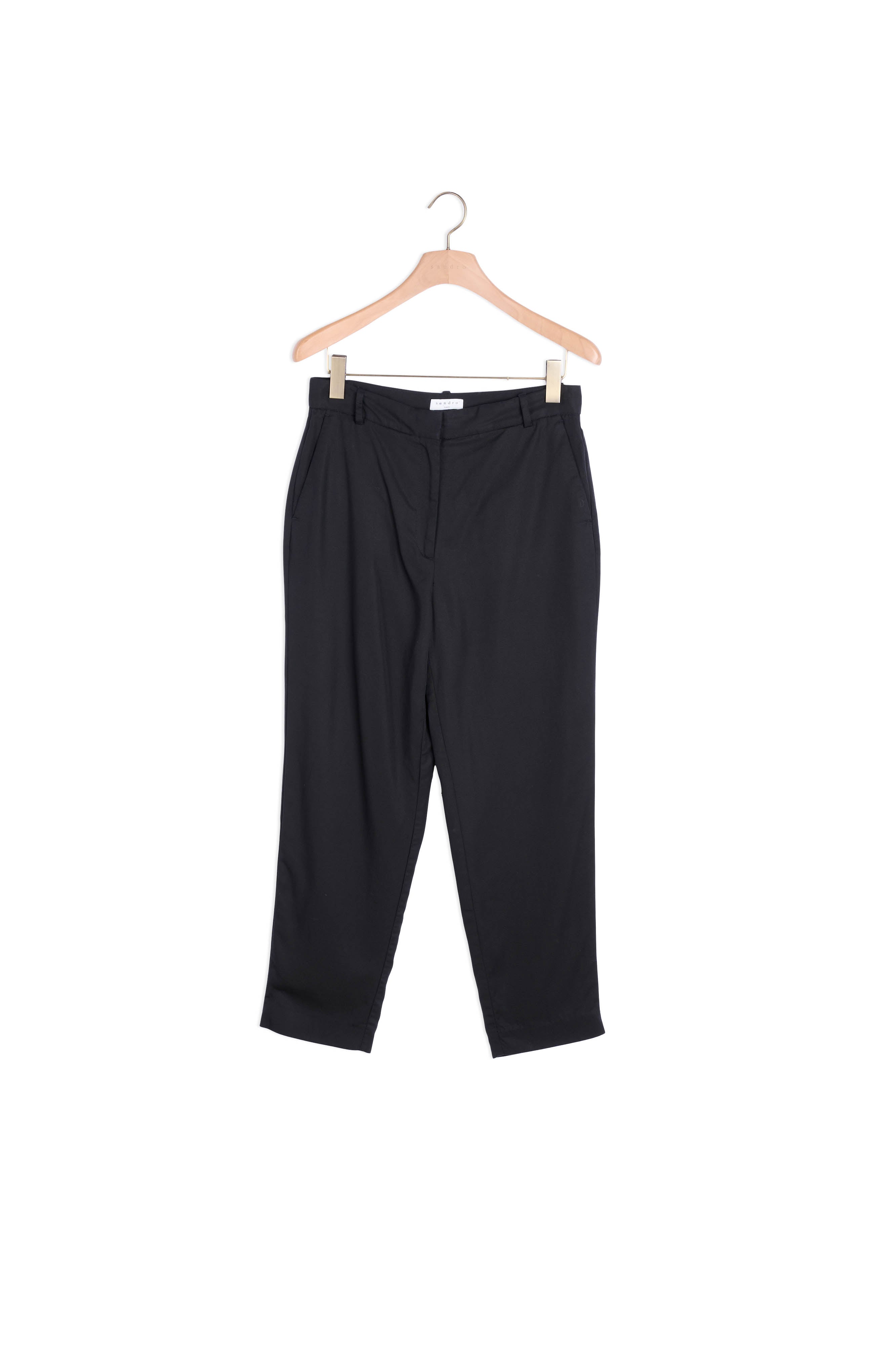 Pantalon cintré avec plis nervurés Sandro seconde main
