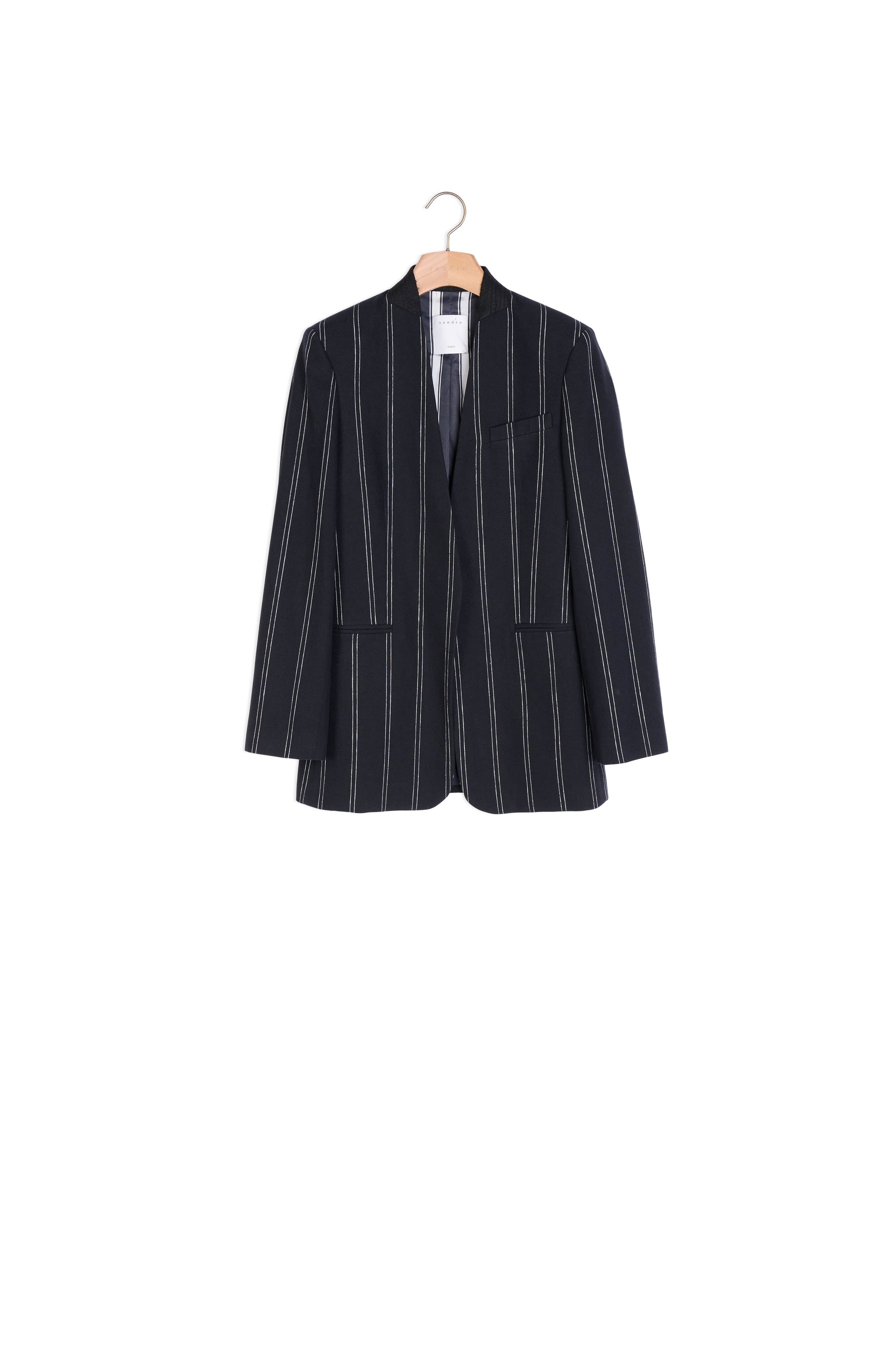 Veste de blazer rayée assortie Sandro seconde main