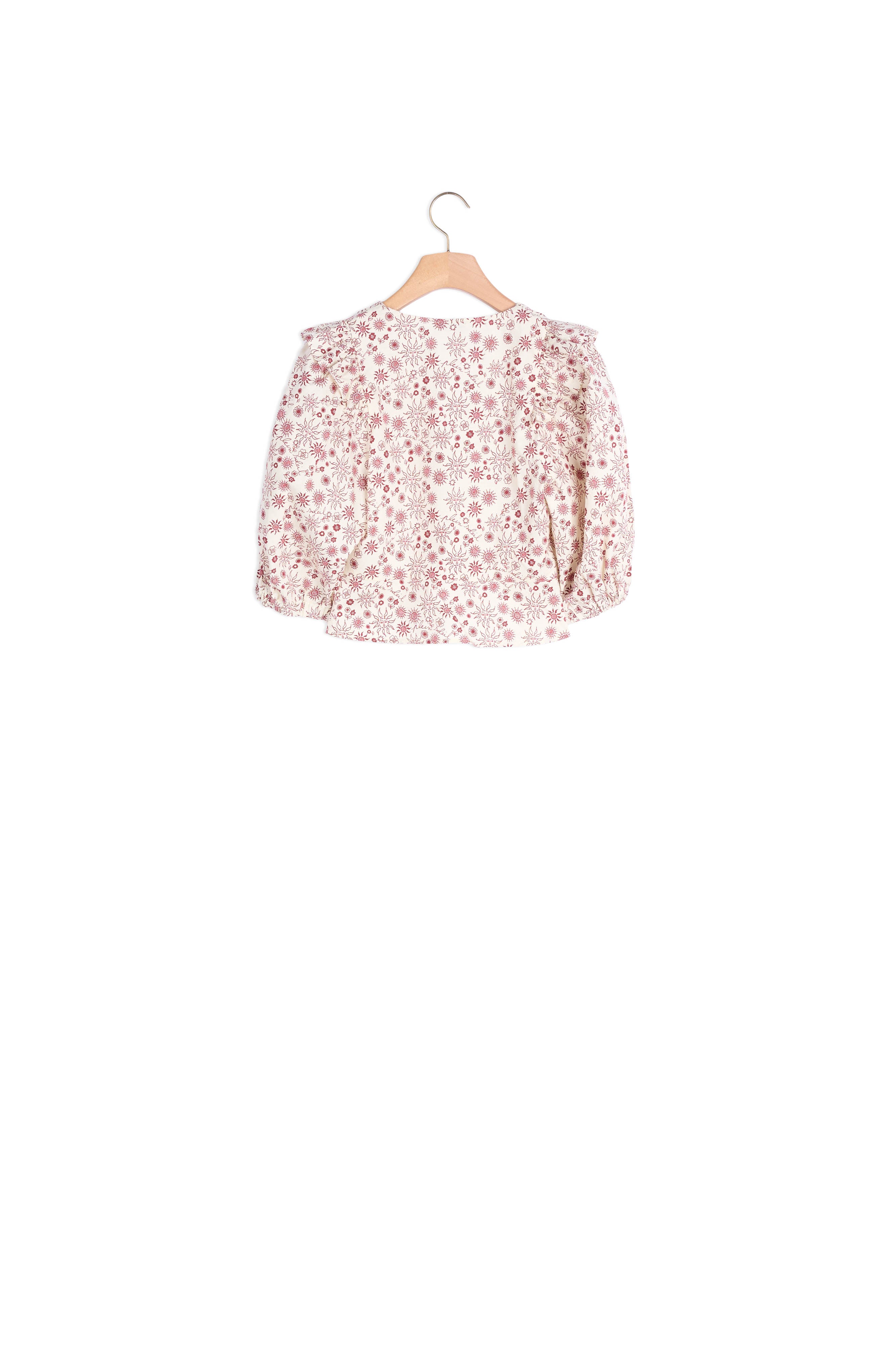 Chemise courte imprimée Sandro seconde main