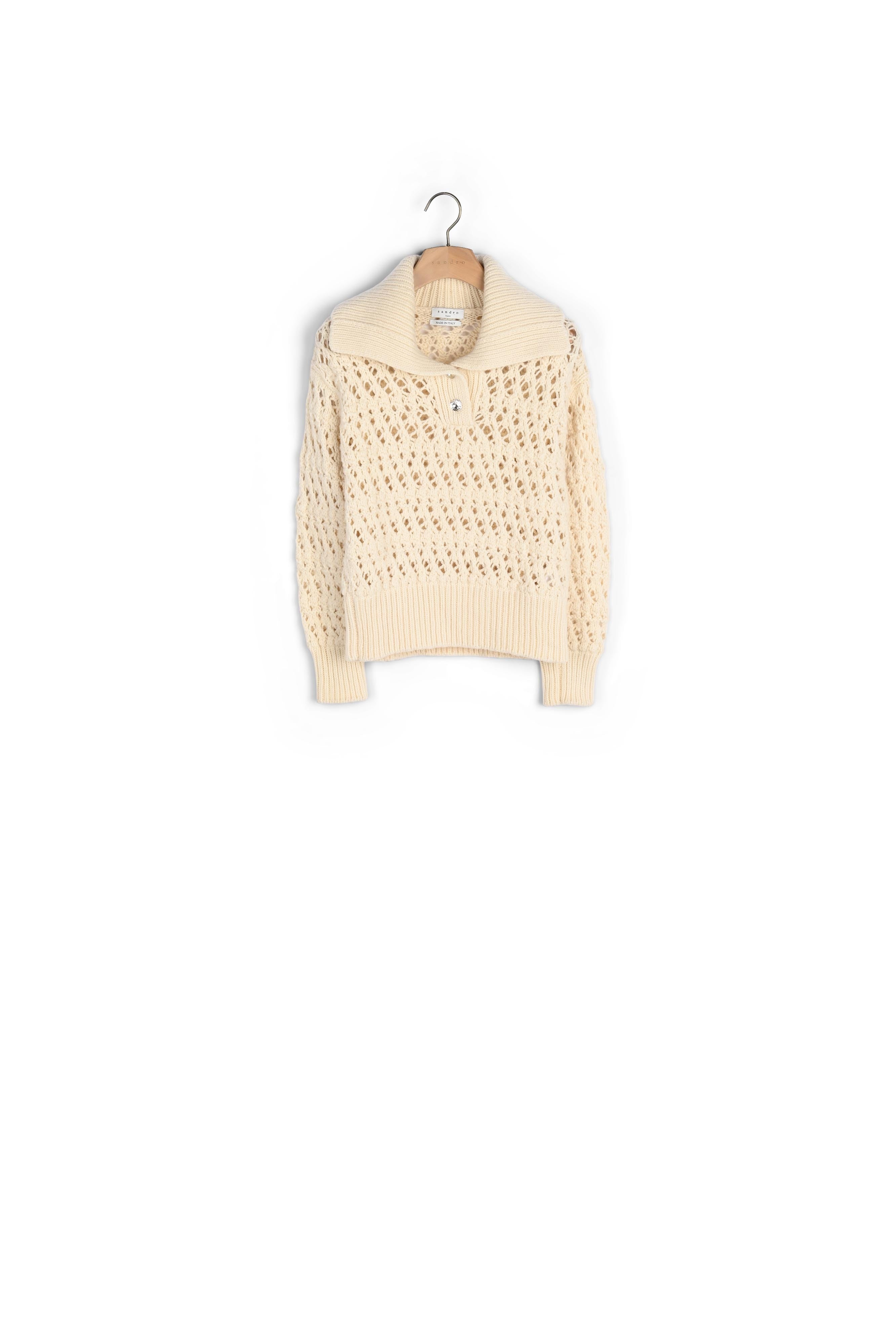 Pull Ecru Sandro seconde main
