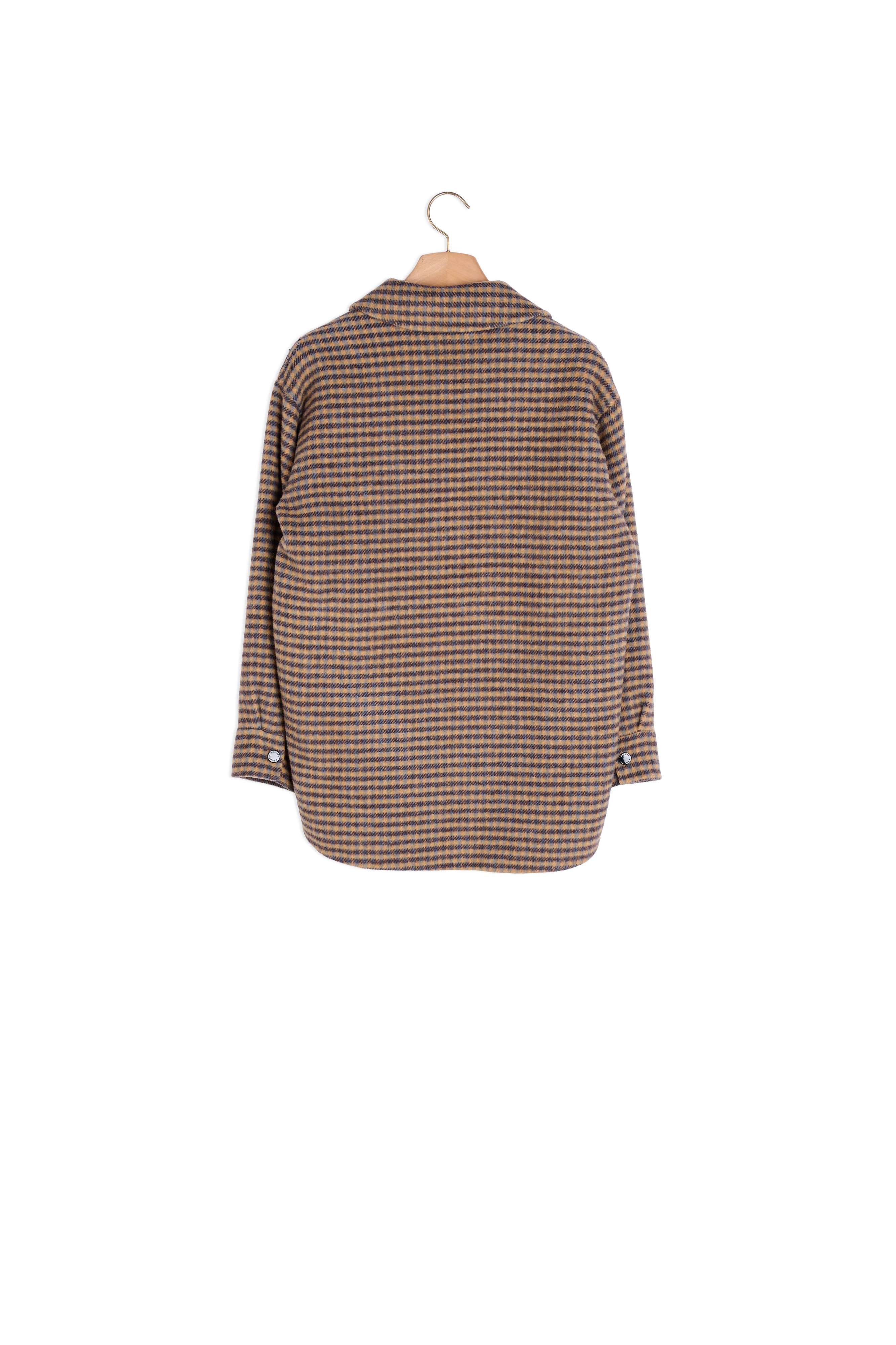 Veste Chemise oversize à carreaux Sandro seconde main