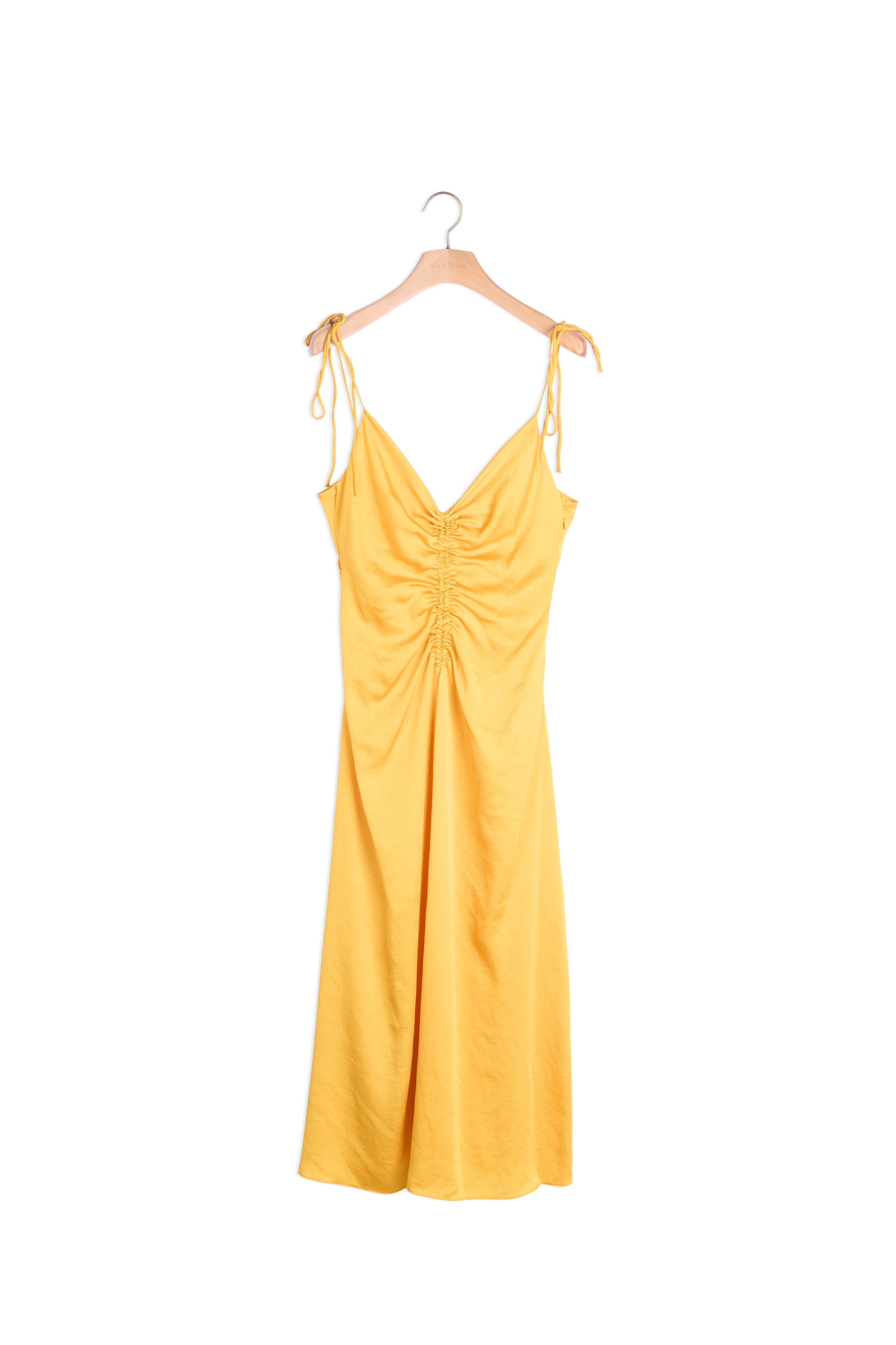 Robe longue à fines bretelles Sandro seconde main