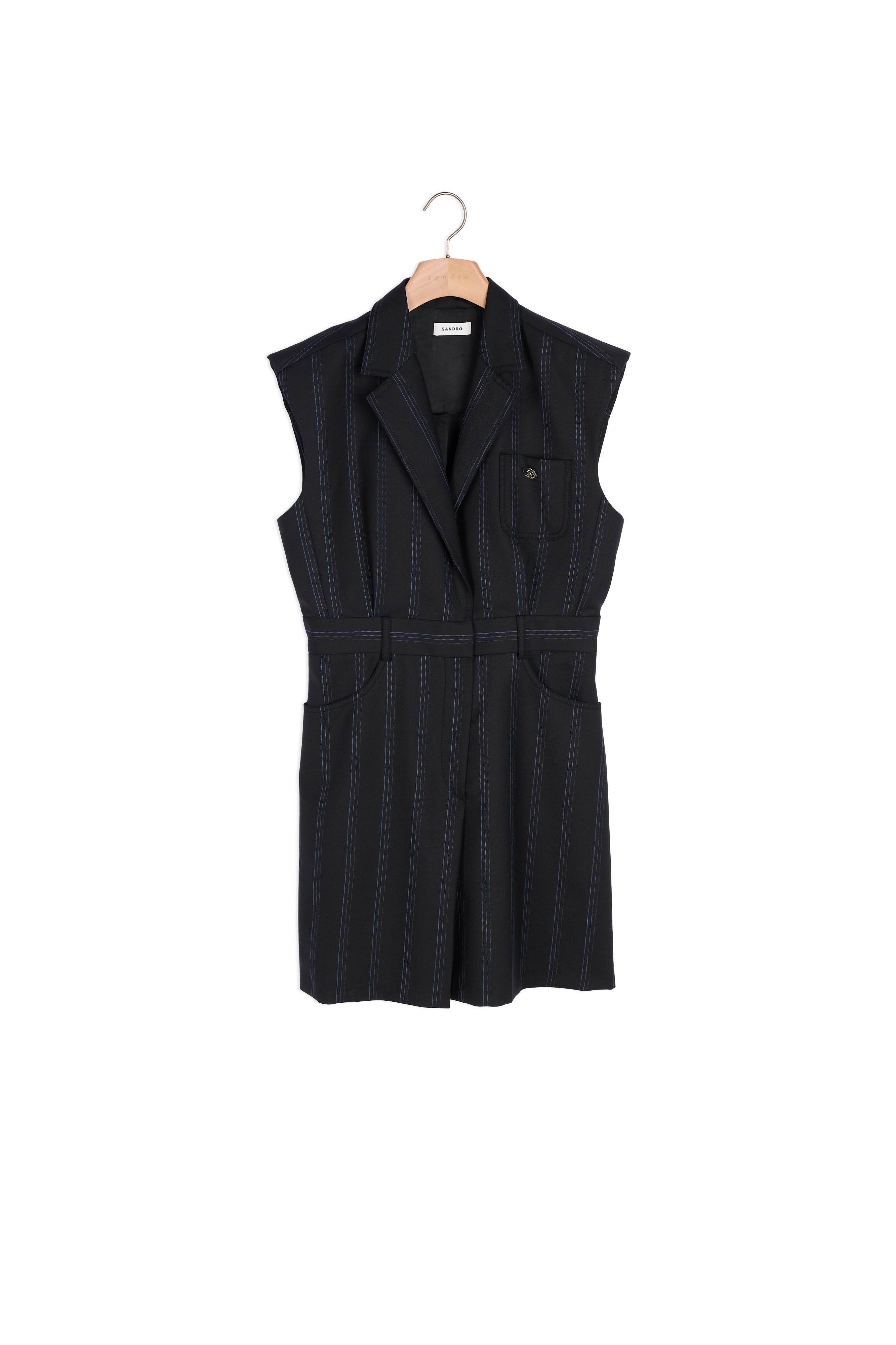 Robe tailleur rayée Sandro seconde main