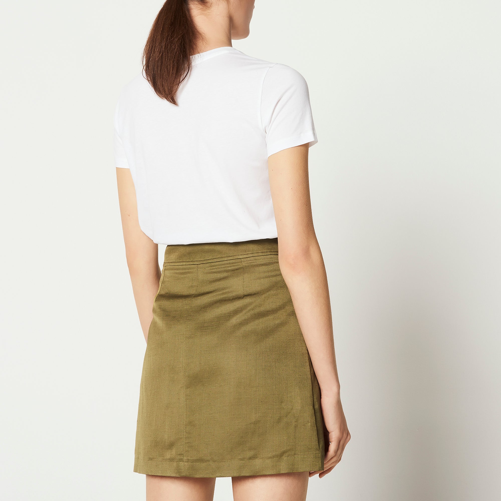 Jupe courte avec fermeture apparente Sandro seconde main