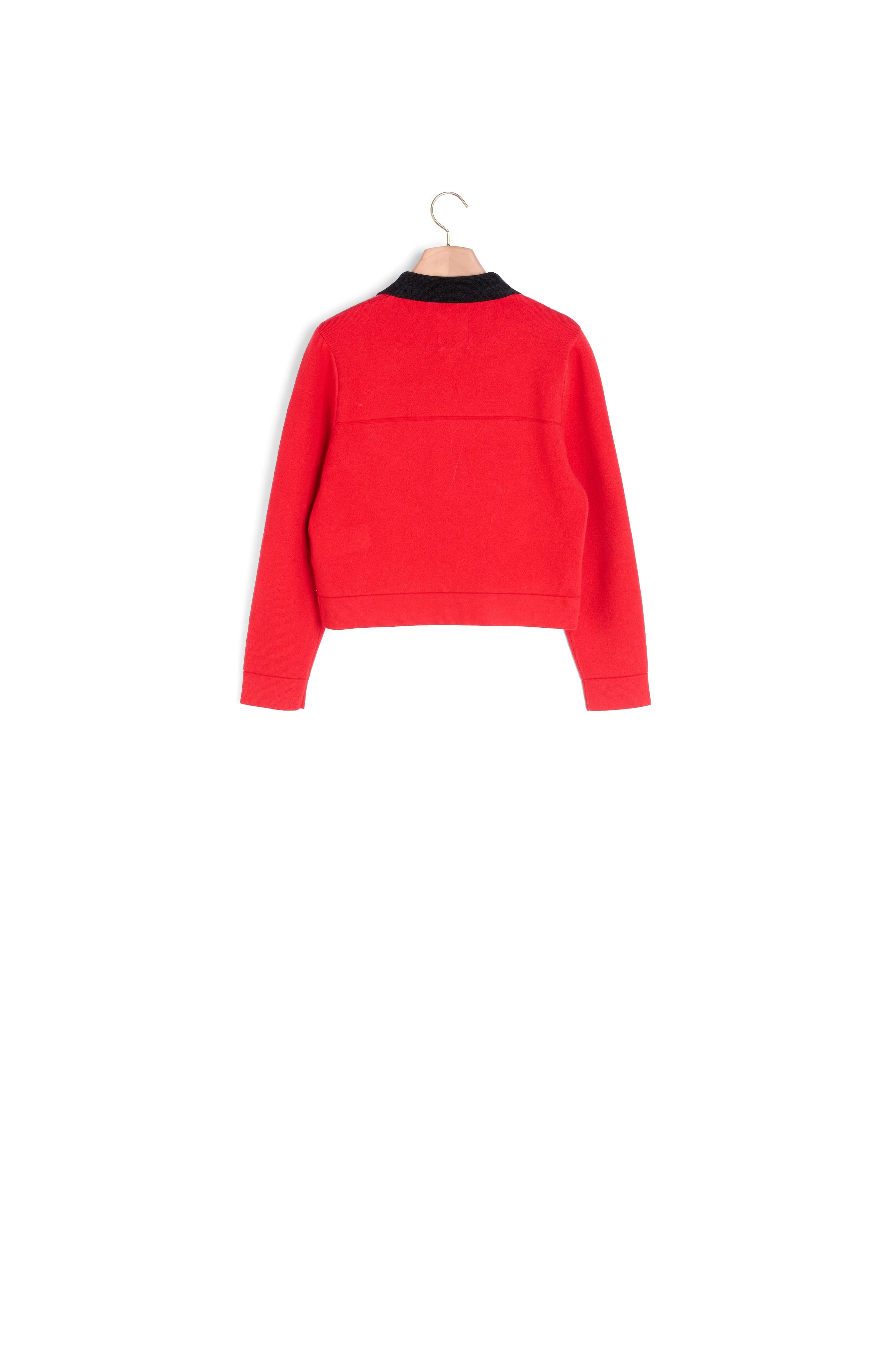 Cardi Coat Rouge Sandro seconde main