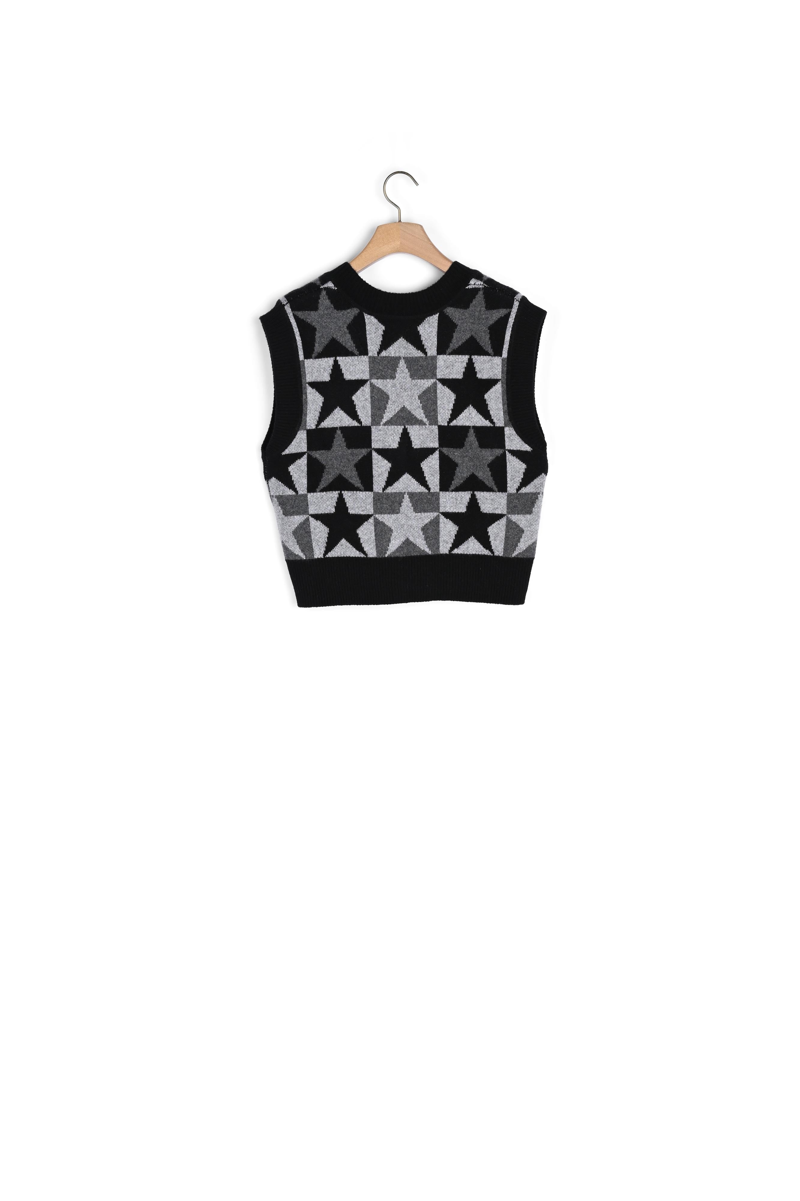 Pull jacquard étoile Sandro seconde main