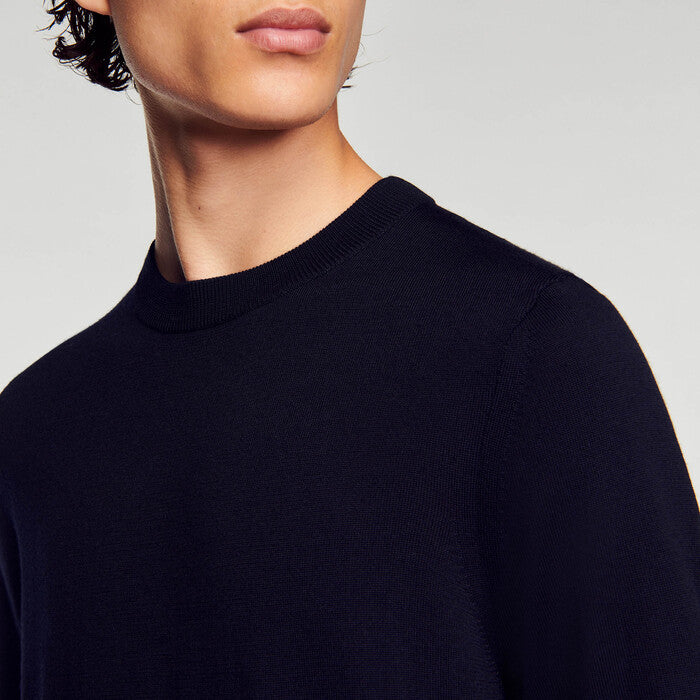 Pull en Maille mérinos Sandro seconde main
