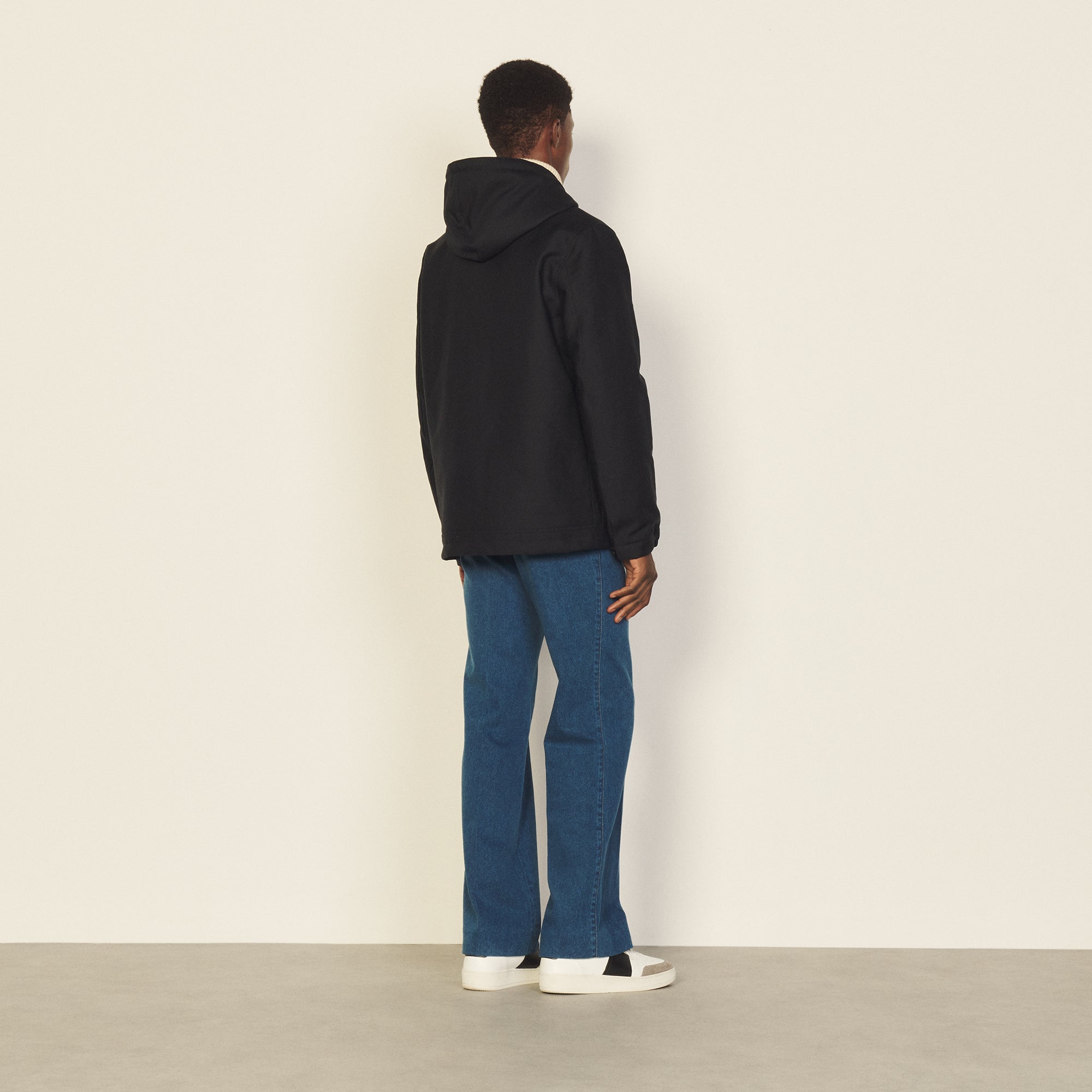 Manteau Marine Sandro seconde main