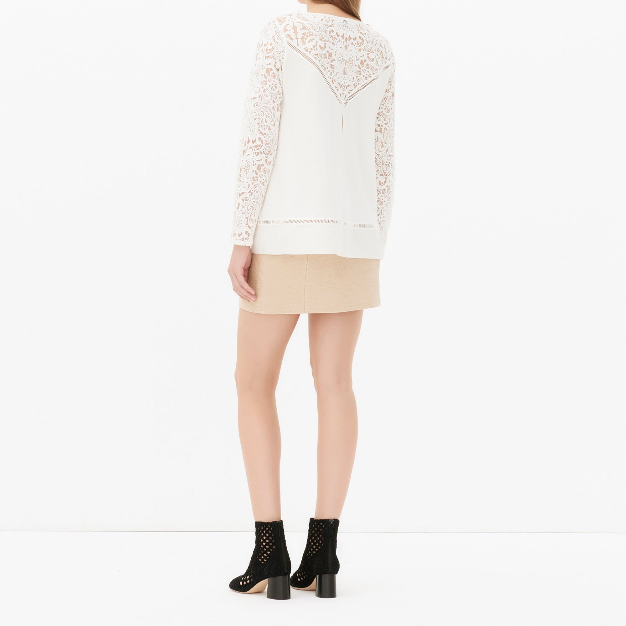 Pull Ecru Sandro seconde main
