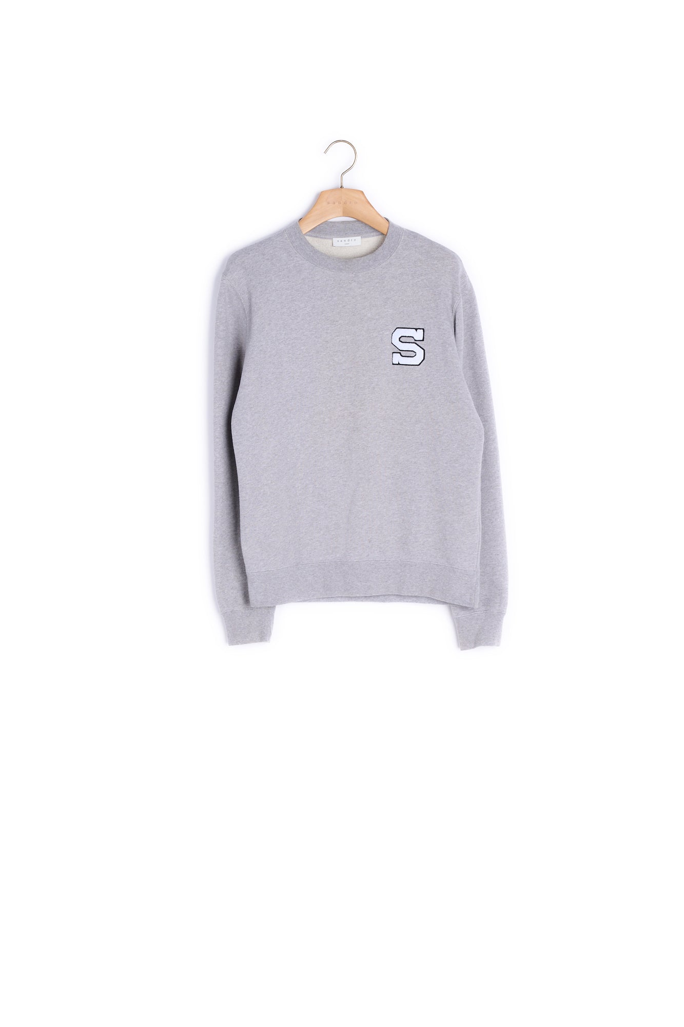 Sweatshirt avec patch Sandro seconde main
