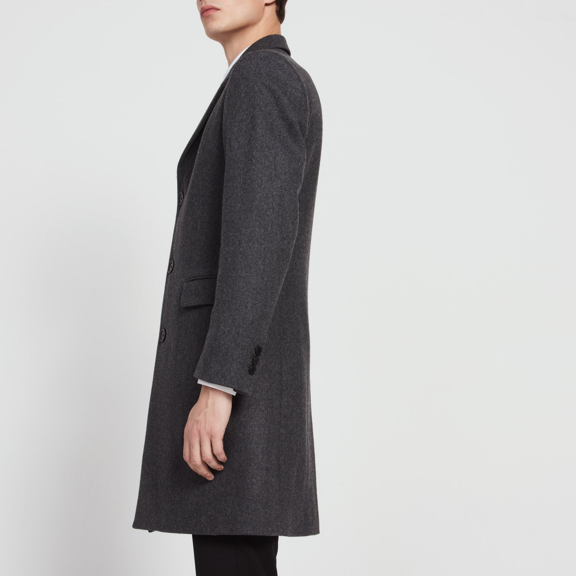 Manteau long à trois boutons Sandro seconde main