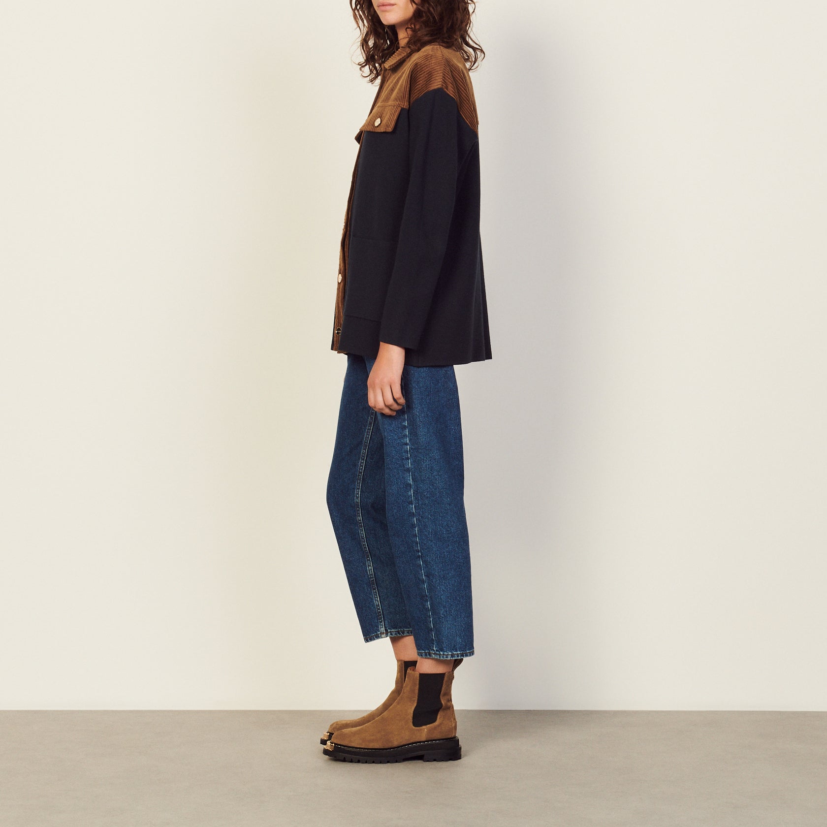 CARDIGAN Marine Sandro seconde main