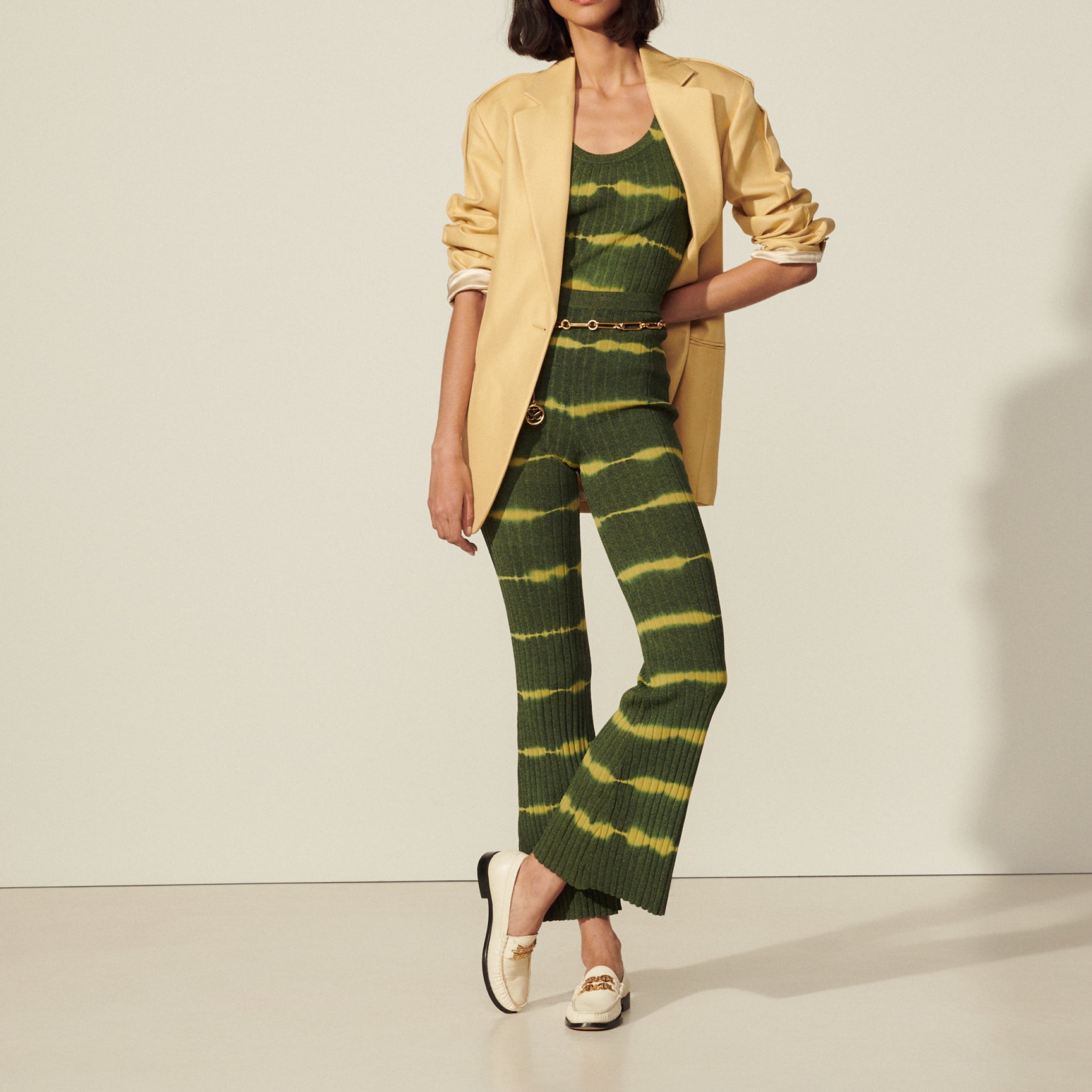 Pantalon tie and dye en Maille Sandro seconde main