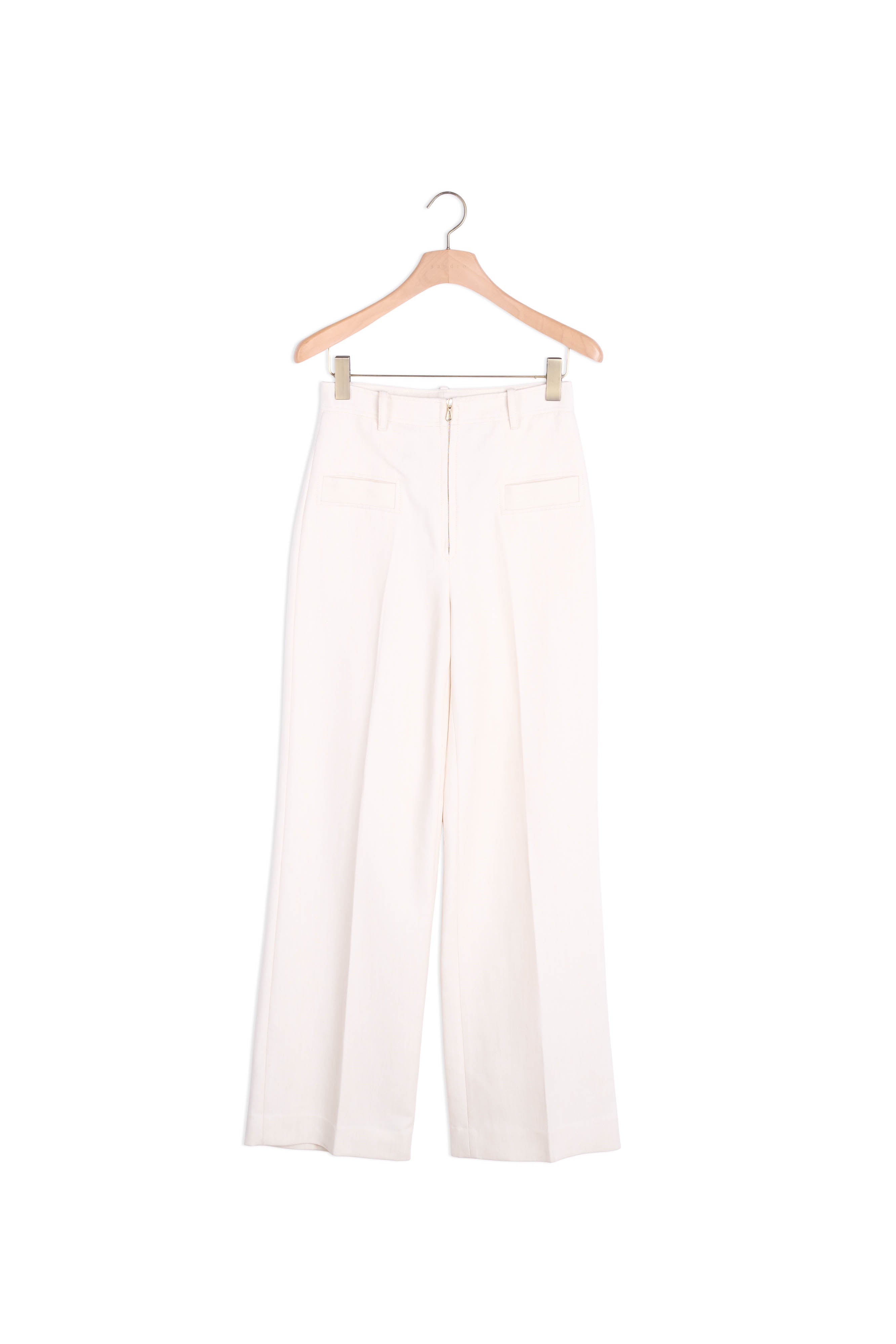 Pantalon avec zip milieu devant Sandro seconde main