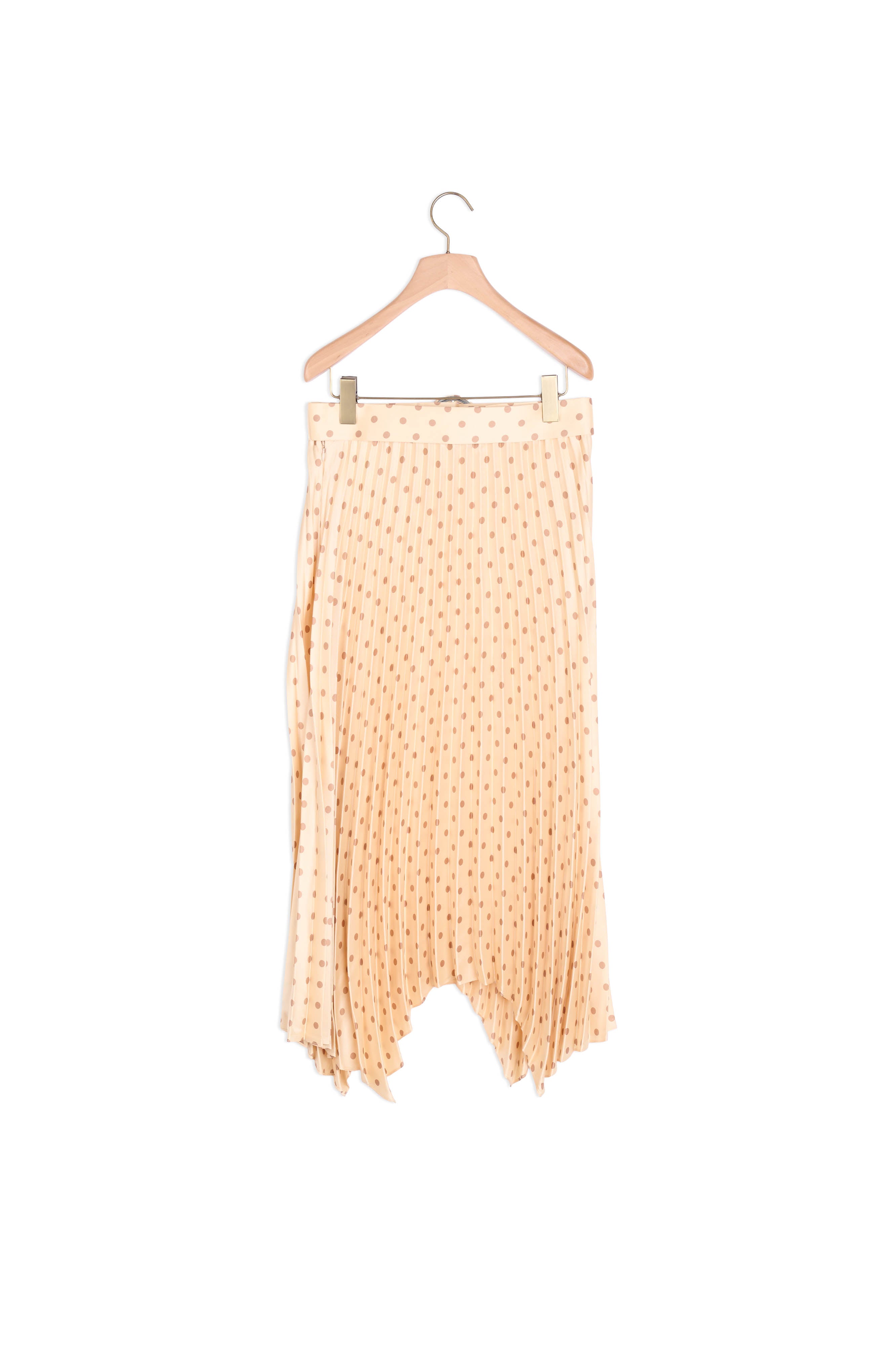 Jupe plissée et imprimée à ceinture Sandro seconde main