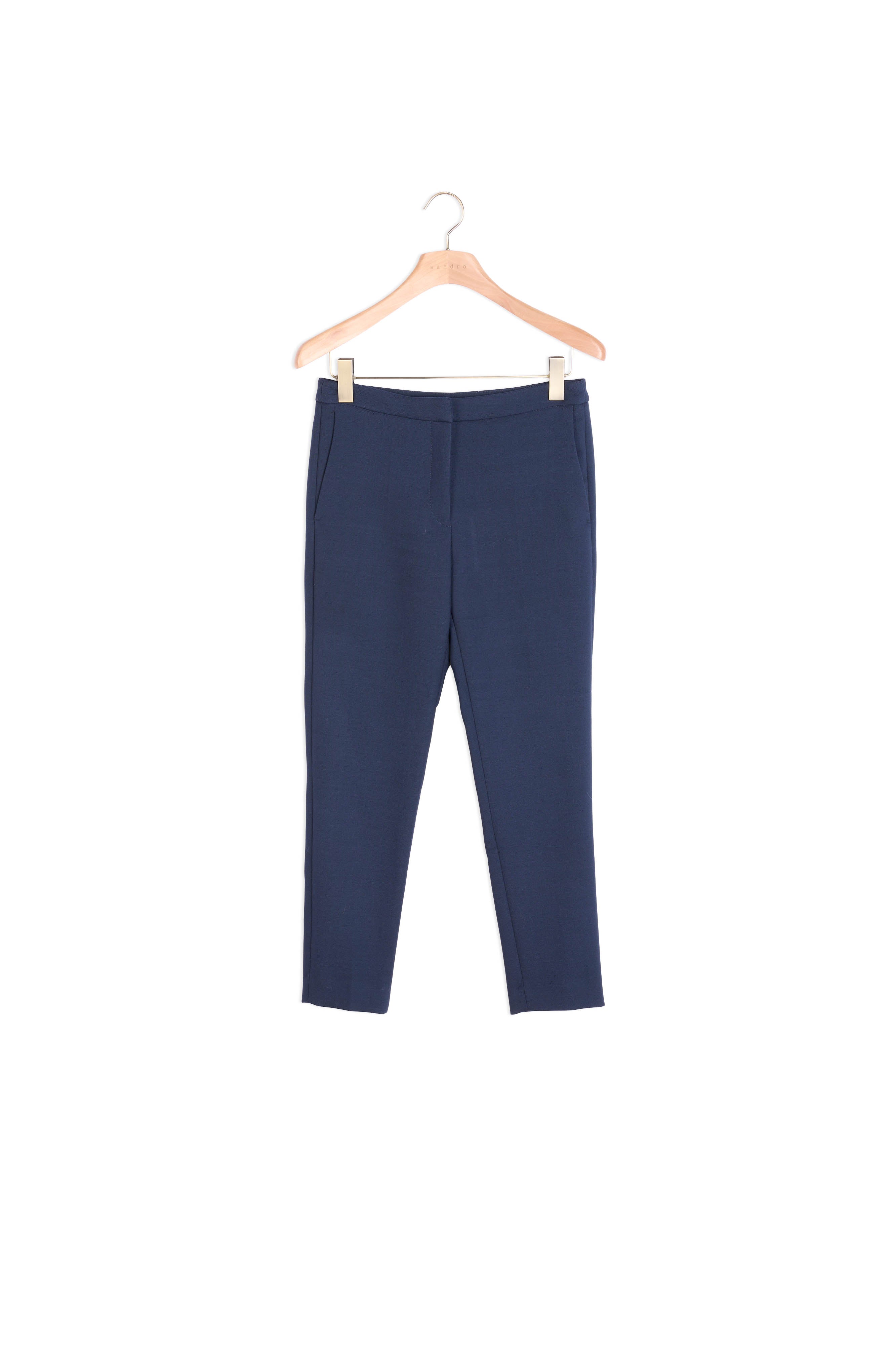 Pantalon uni à pinces Sandro seconde main