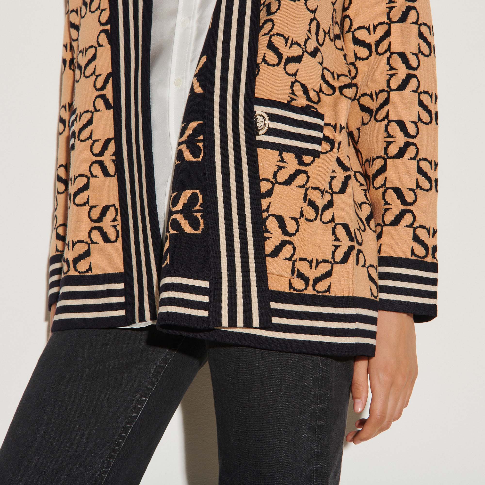 Cardigan oversize réversible Sandro seconde main