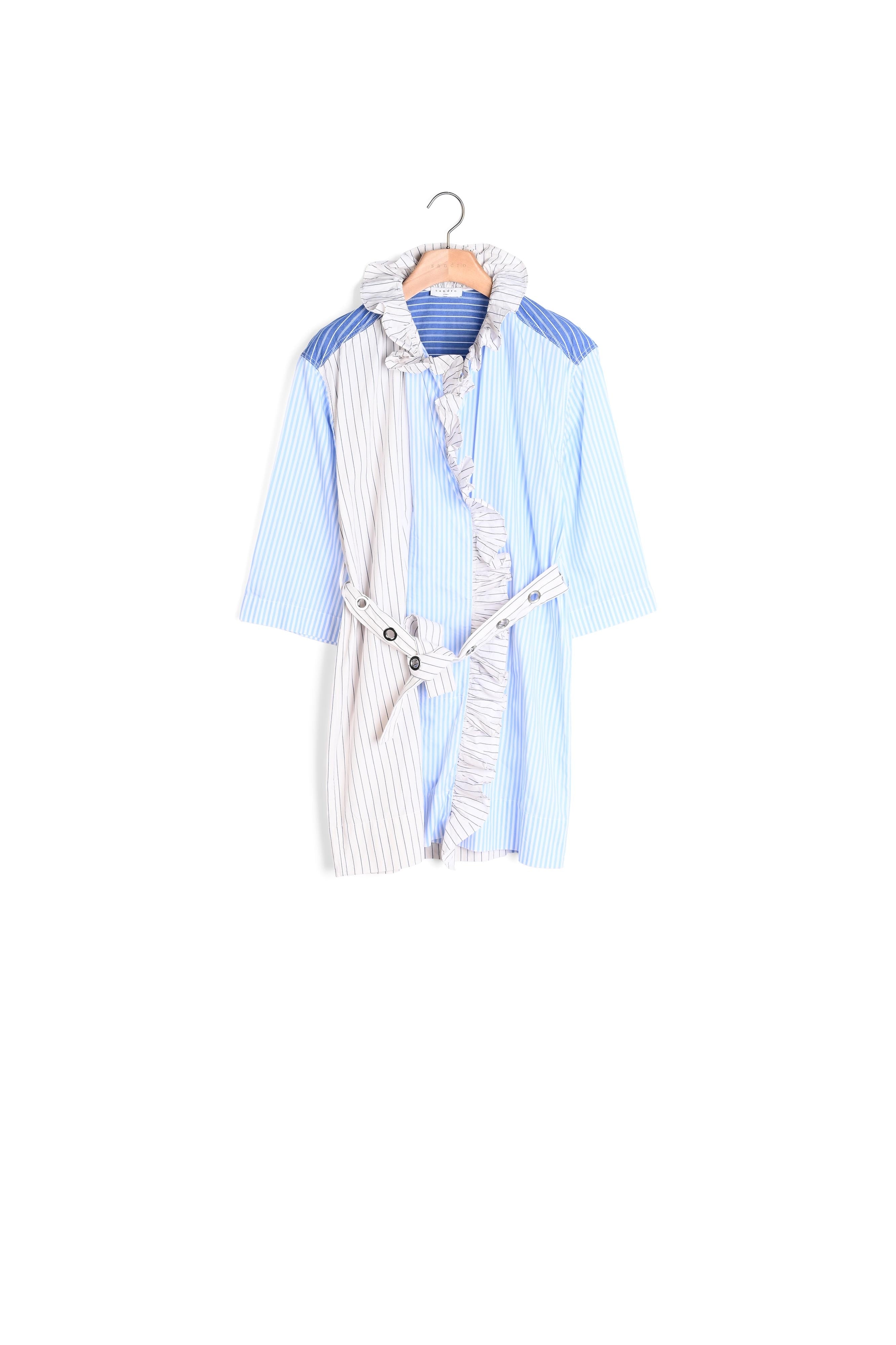Robe courte en patchwork Sandro seconde main