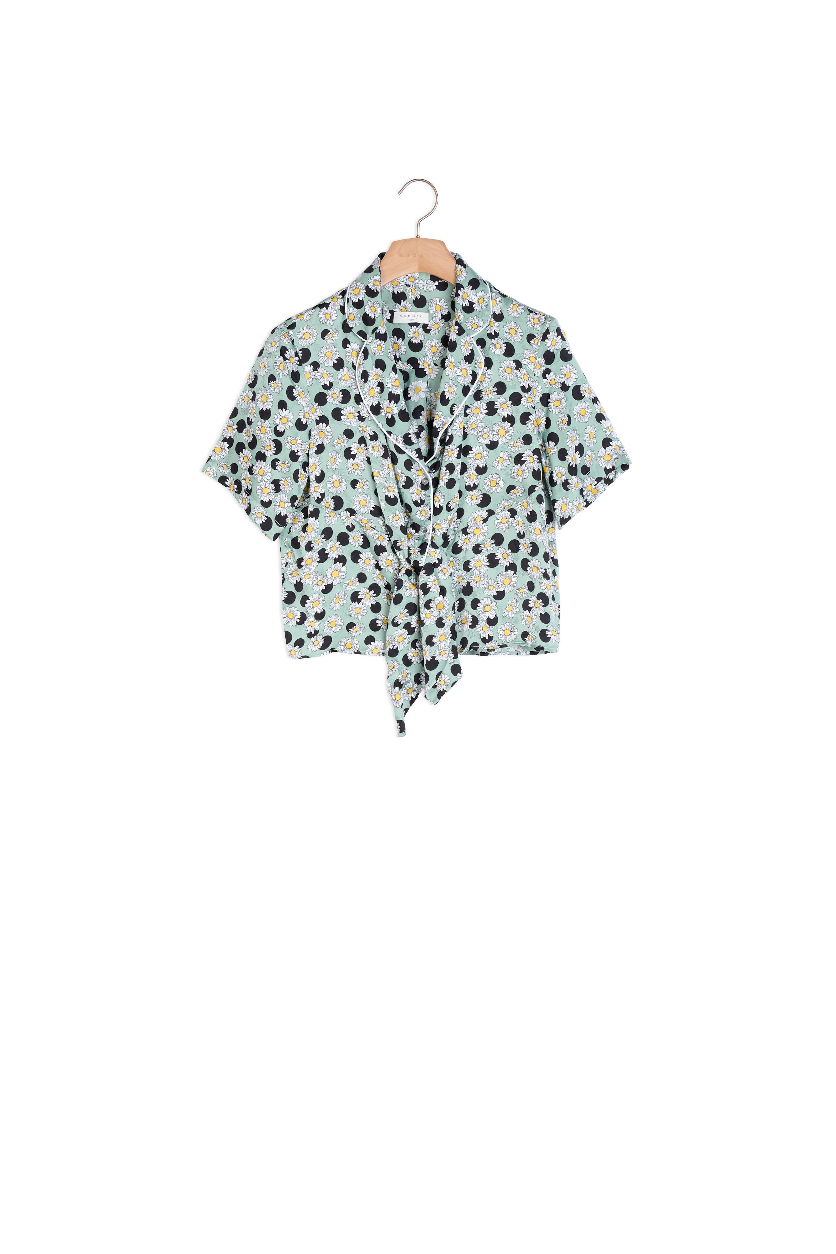 Chemise pyjama imprimée Sandro seconde main