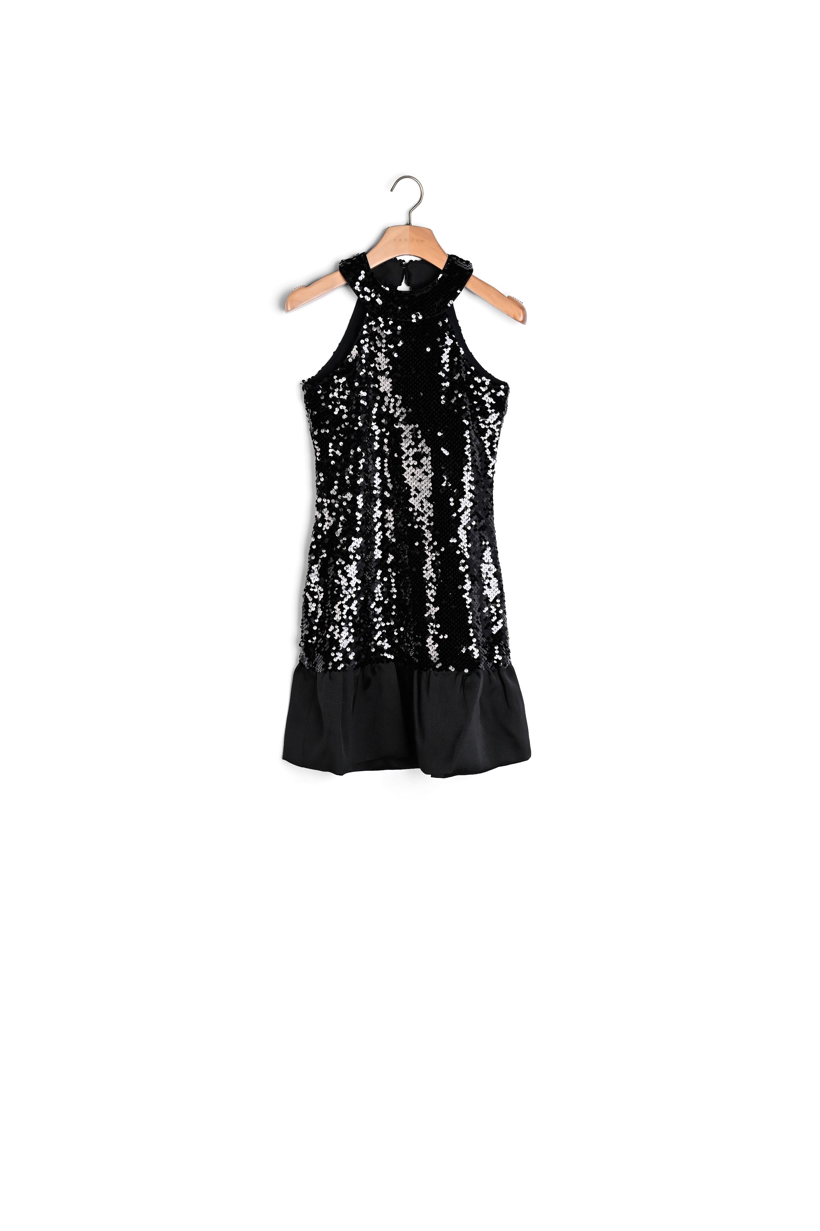 Robe courte à paillettes Sandro seconde main
