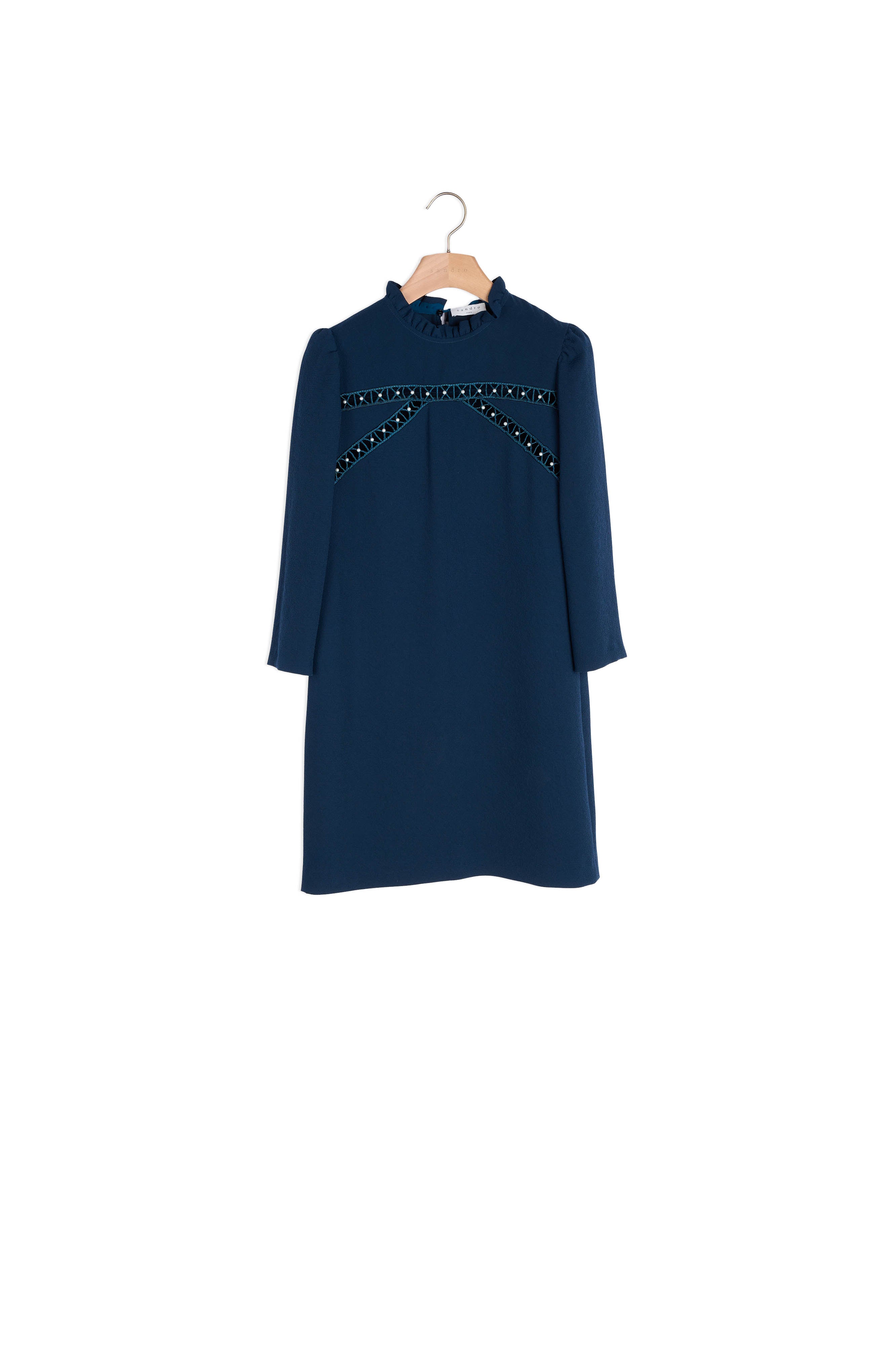 Robe droite col montant Sandro seconde main