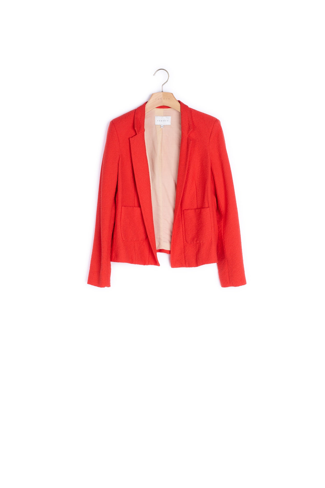 Veste ROUGE ORANGE Sandro seconde main