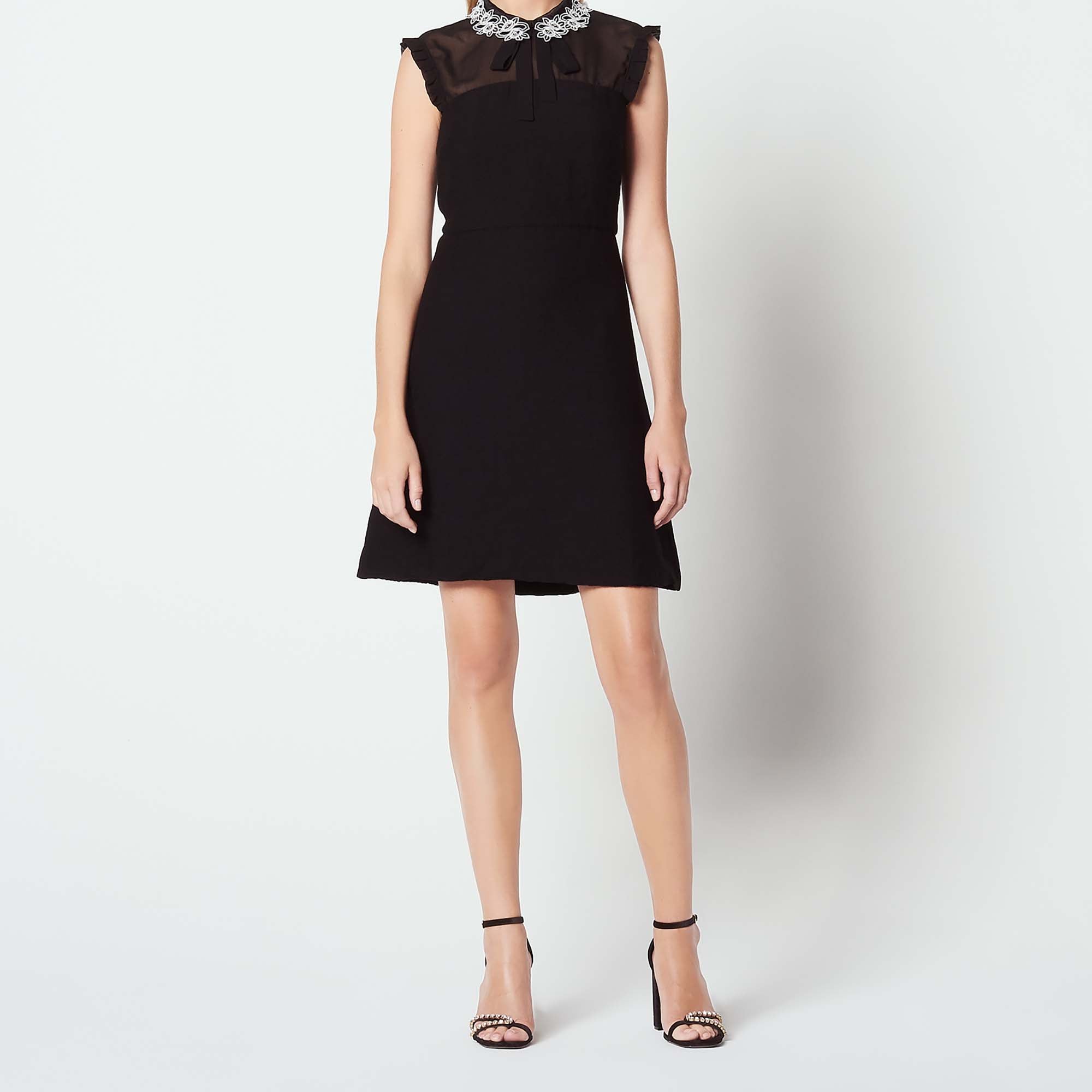 Robe sans manches col Claudine Sandro seconde main