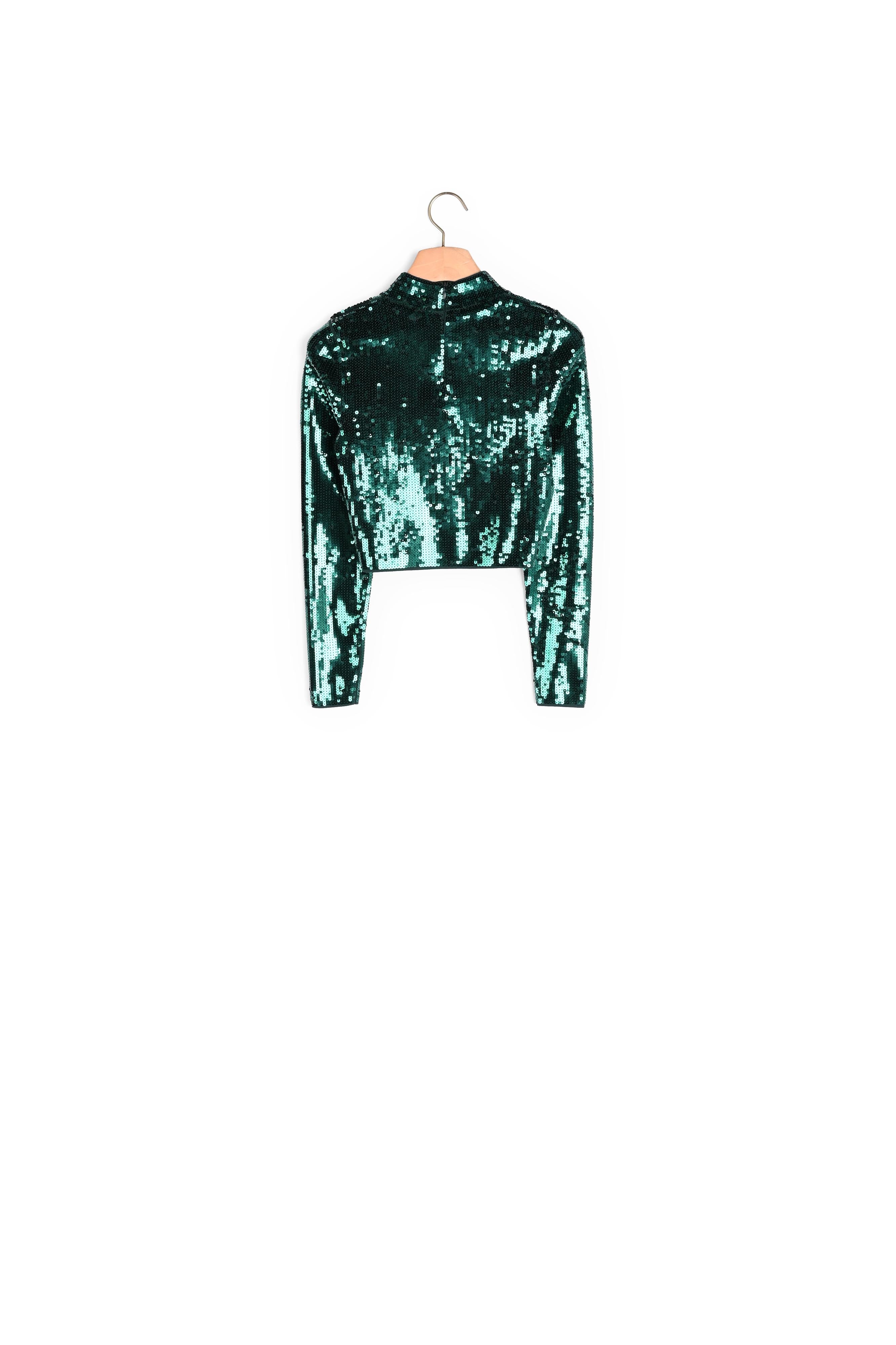 Pull court en Maille sequins Sandro seconde main